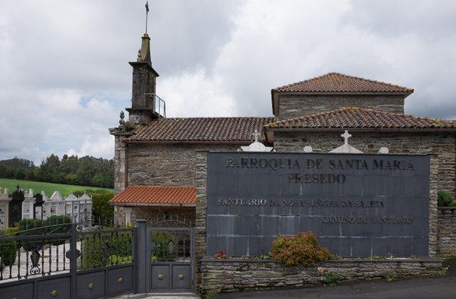 Scenic view of Presedo on the Camino Inglés