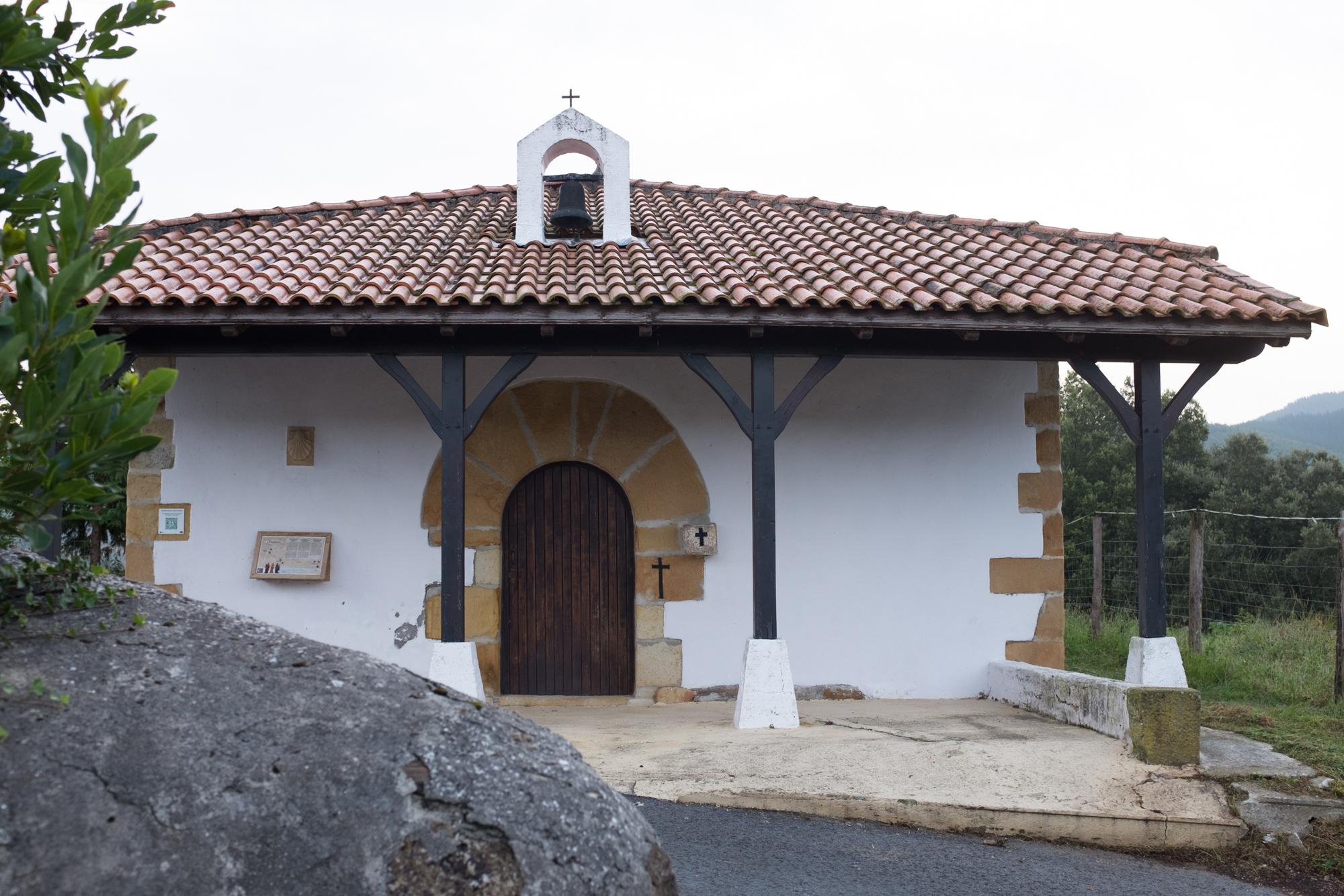 Scenic view of Olabe on the Camino del Norte