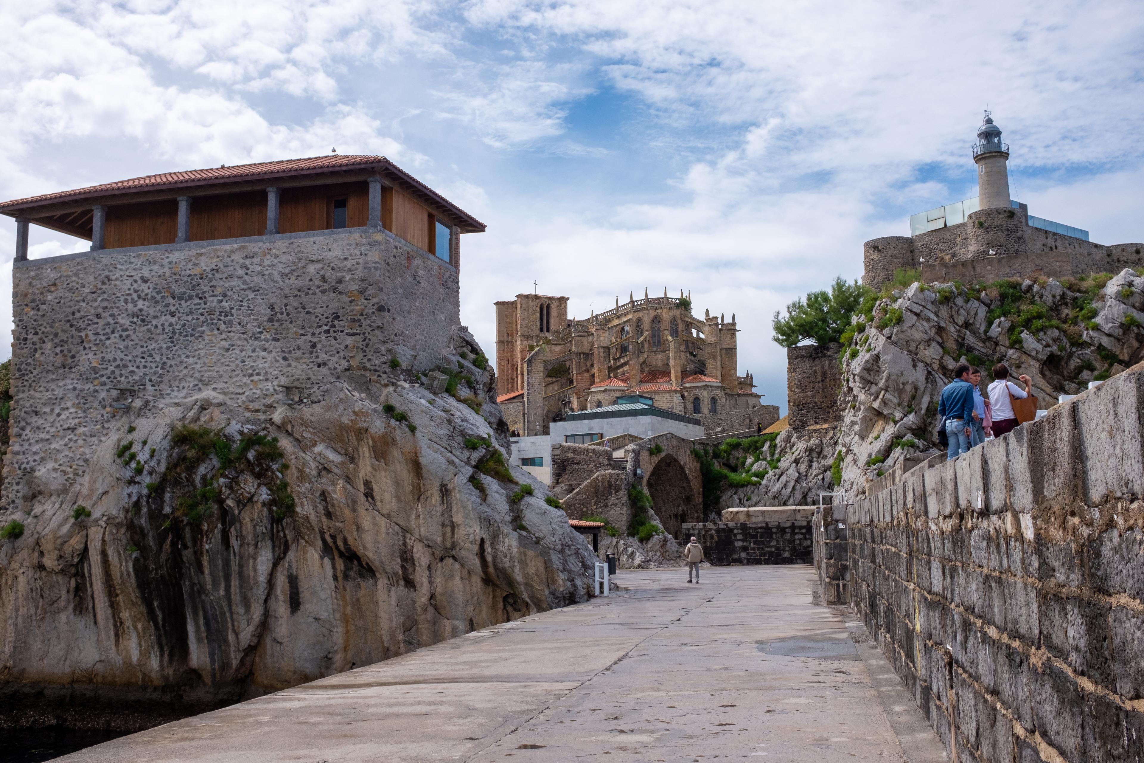 Scenic view of Castro Urdiales on the Camino del Norte