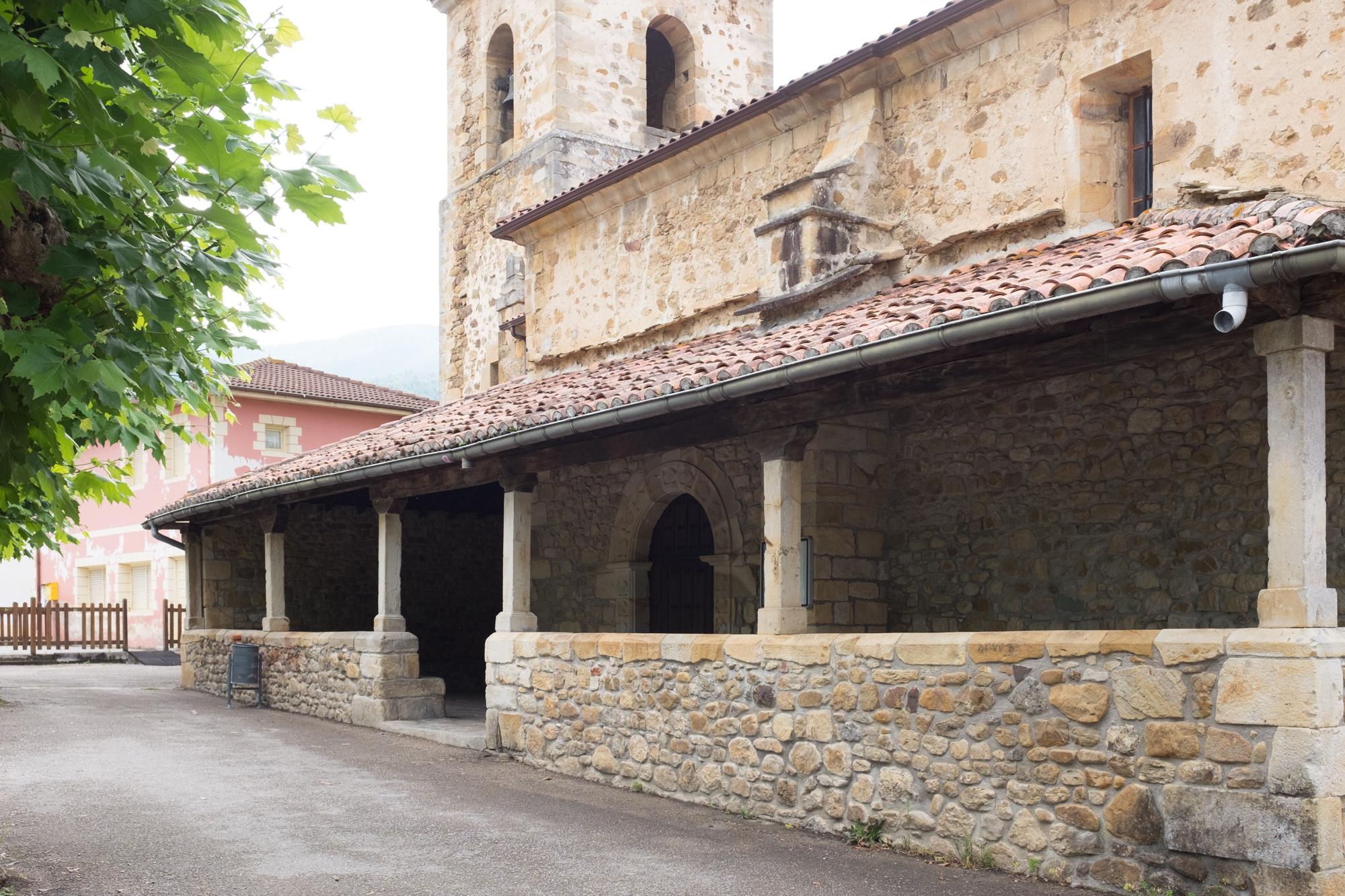 Scenic view of La Magdalena on the Camino del Norte