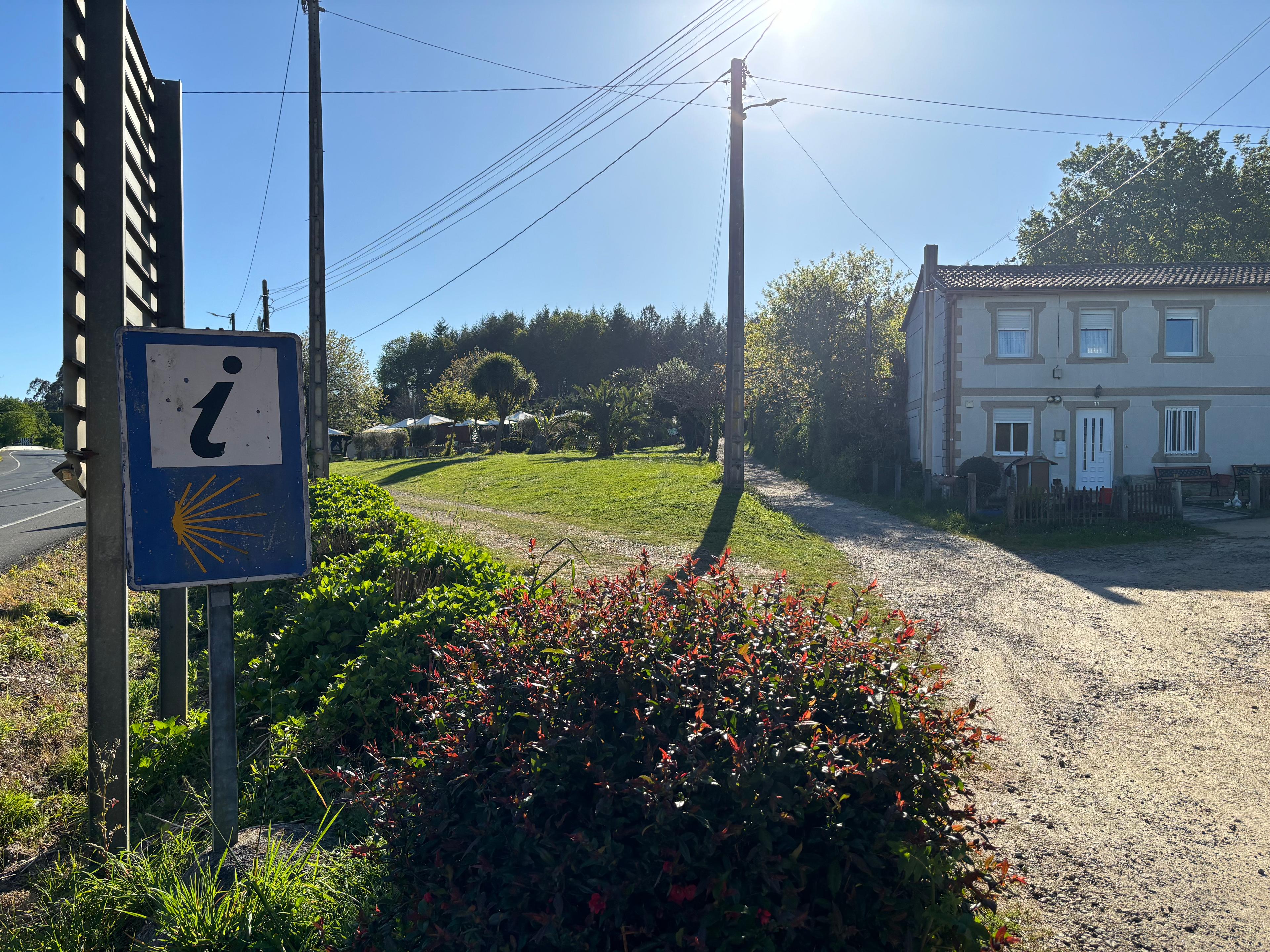 Scenic view of Salceda on the Camino Francés