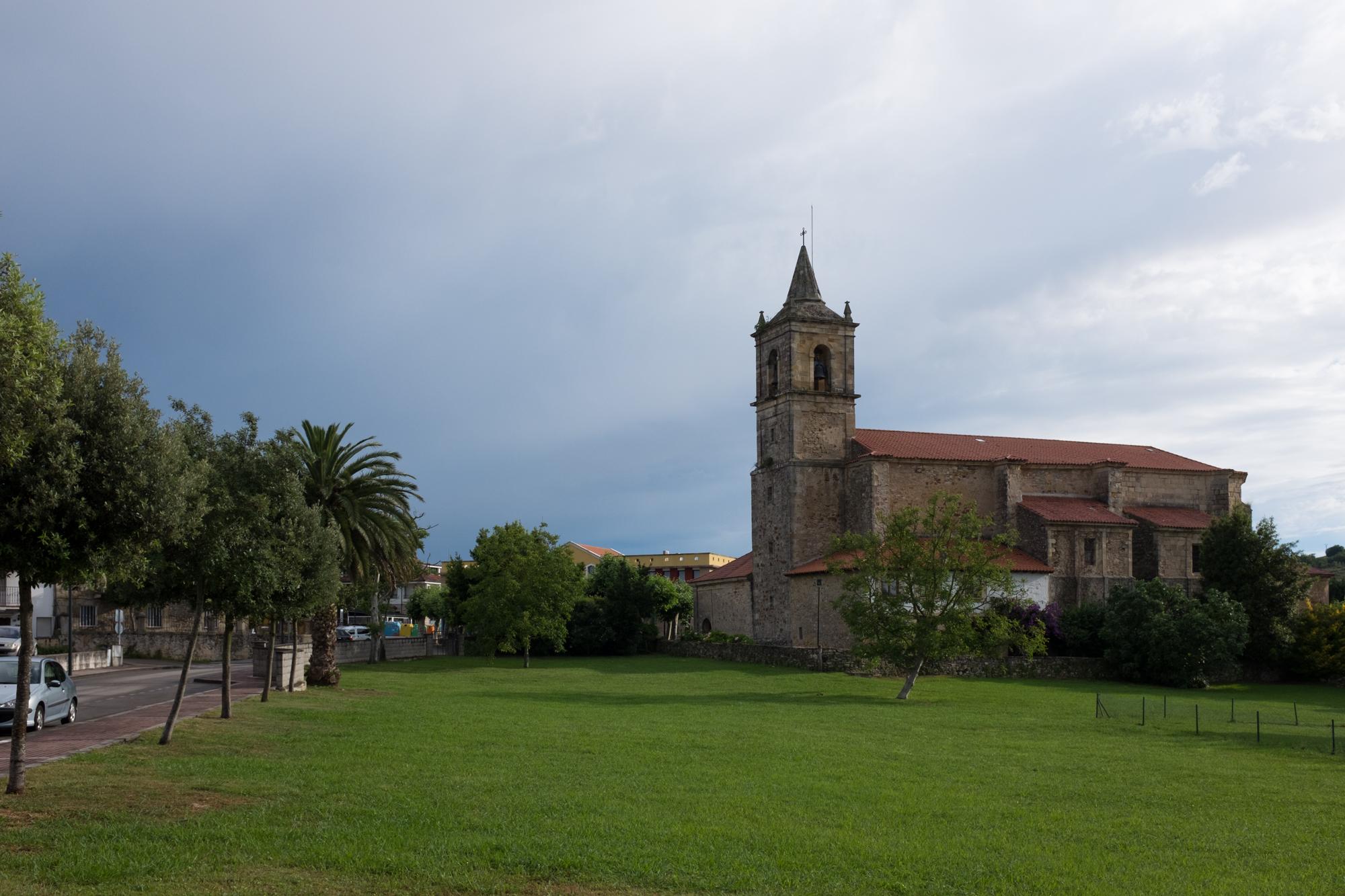 Scenic view of Galizano on the Camino del Norte