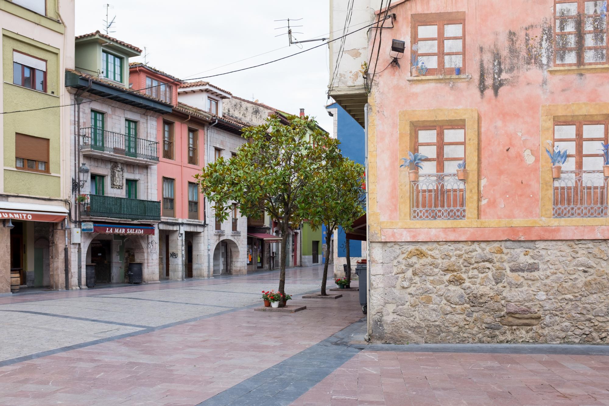 Scenic view of Ribadesella on the Camino del Norte