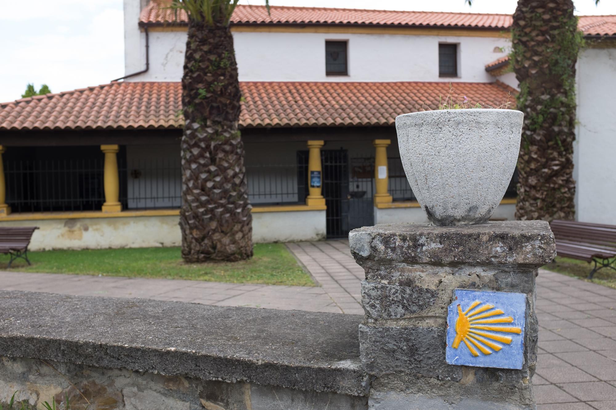 Scenic view of Santa Eulalia (Carreño) on the Camino del Norte