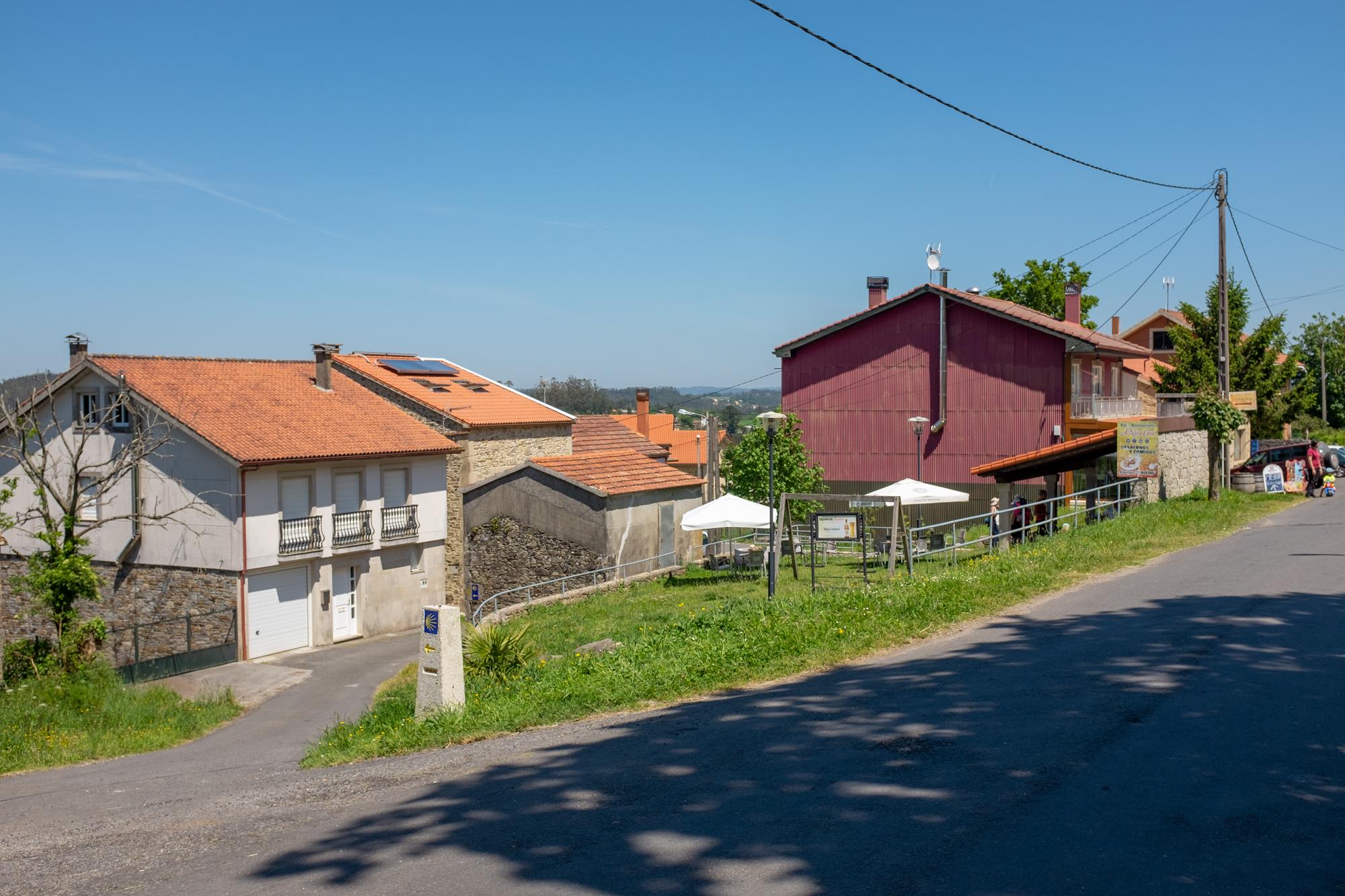 Scenic view of Vilaserío on the Camino to Finisterre and Muxía