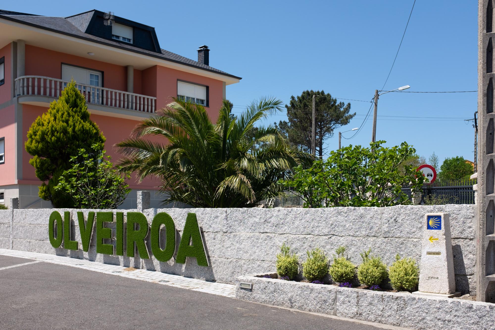 Scenic view of Olveiroa on the Camino to Finisterre and Muxía