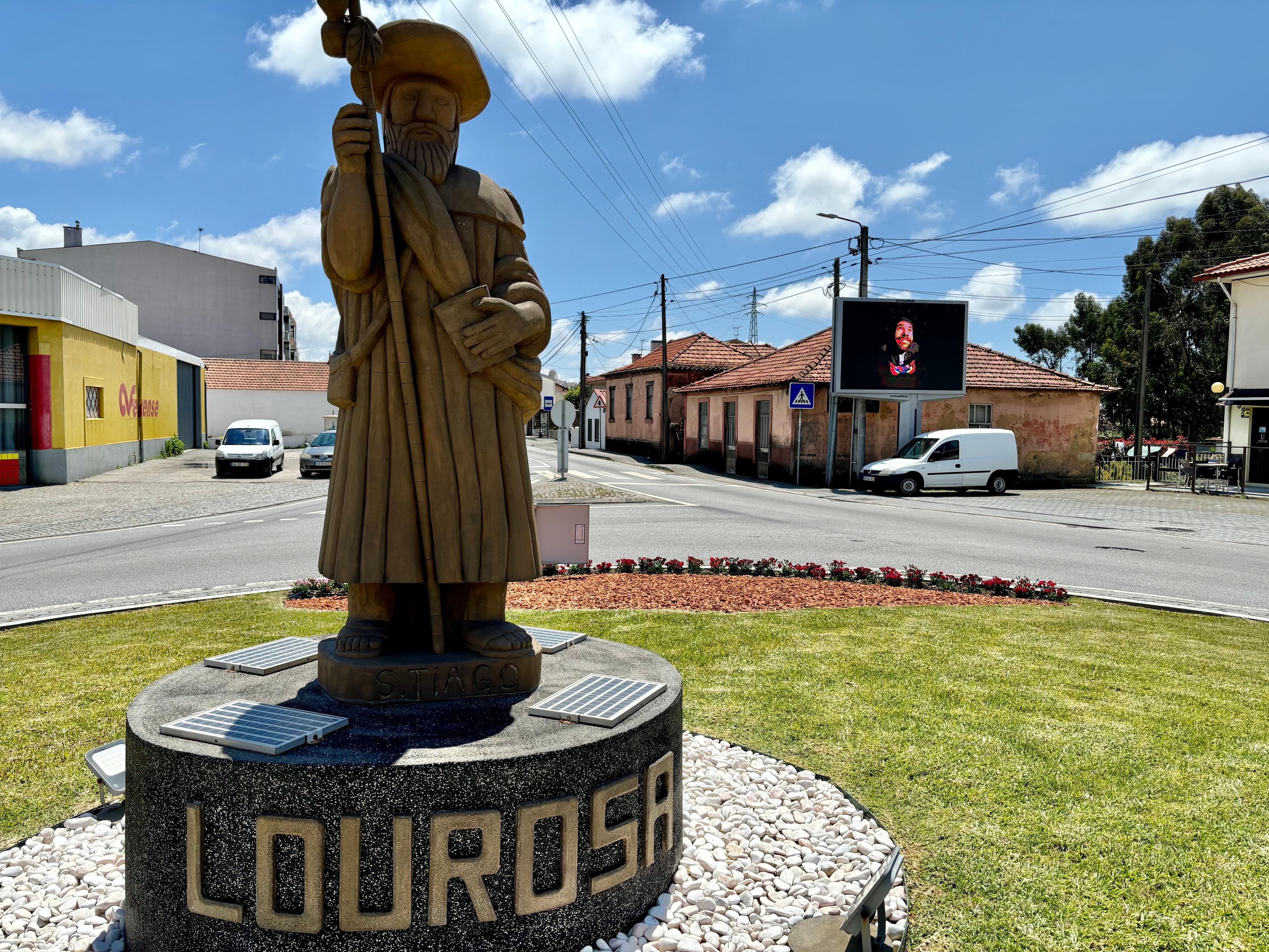 Scenic view of Lourosa on the Camino Portugués