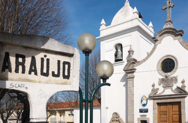 Scenic view of Araújo on the Camino Portugués