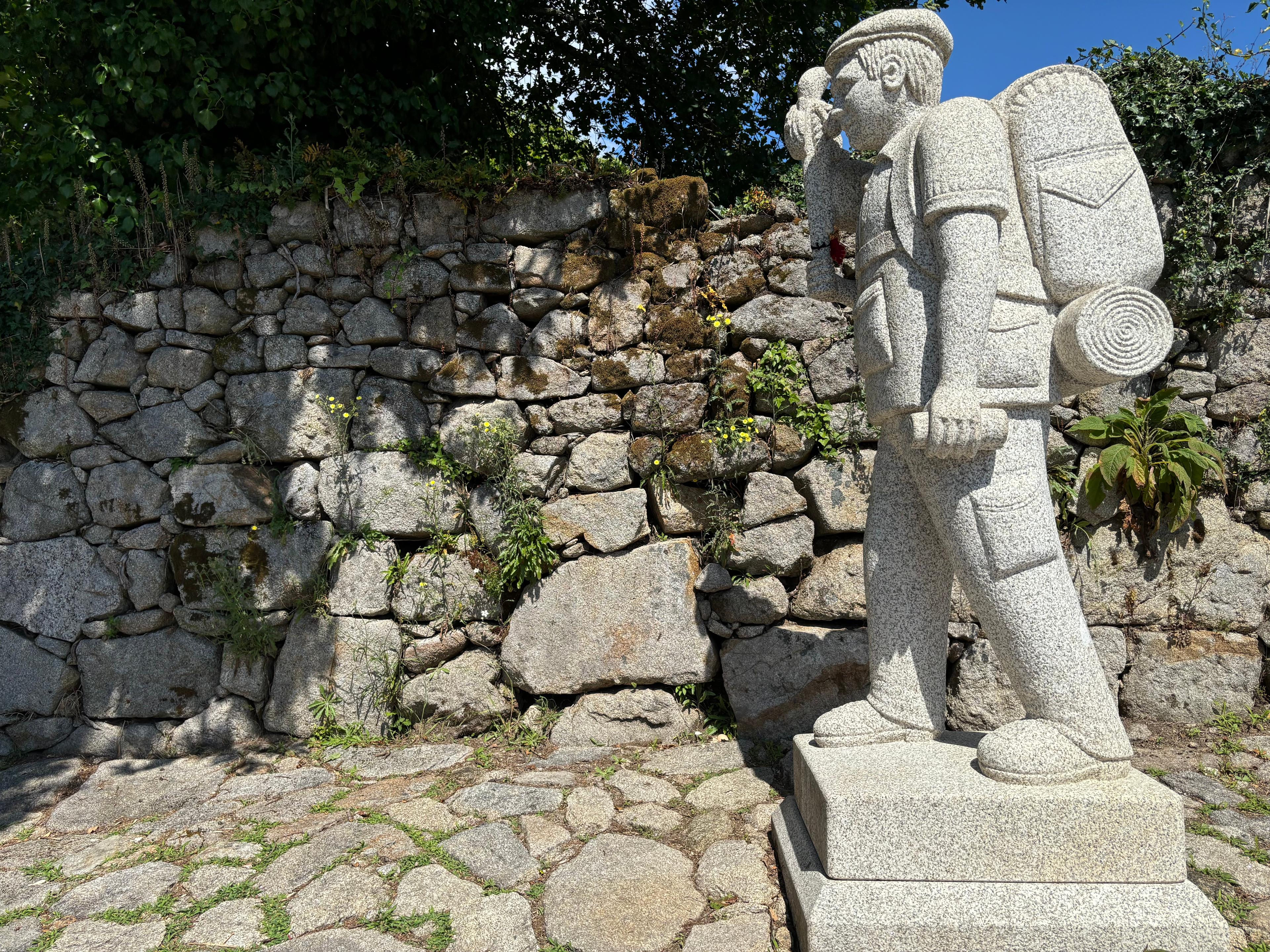 Scenic view of Sobreiro on the Camino Portugués