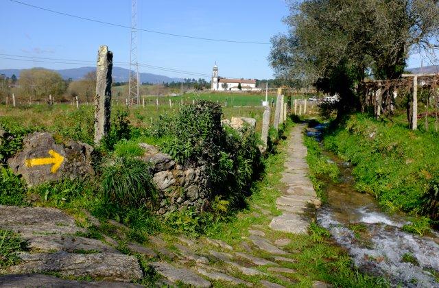 Scenic view of Fontoura on the Camino Portugués