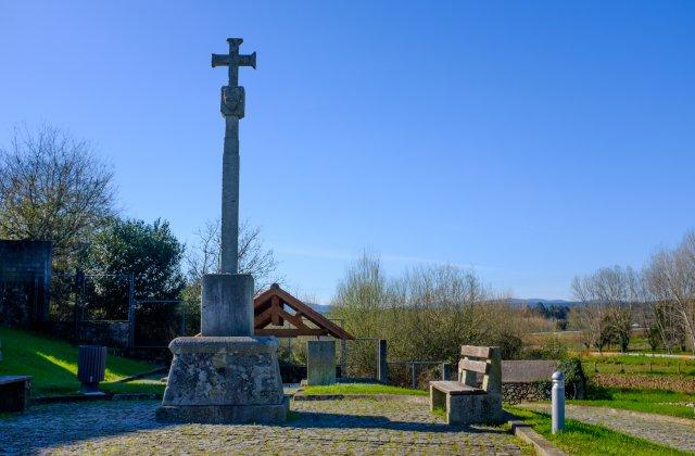 Scenic view of Arão on the Camino Portugués