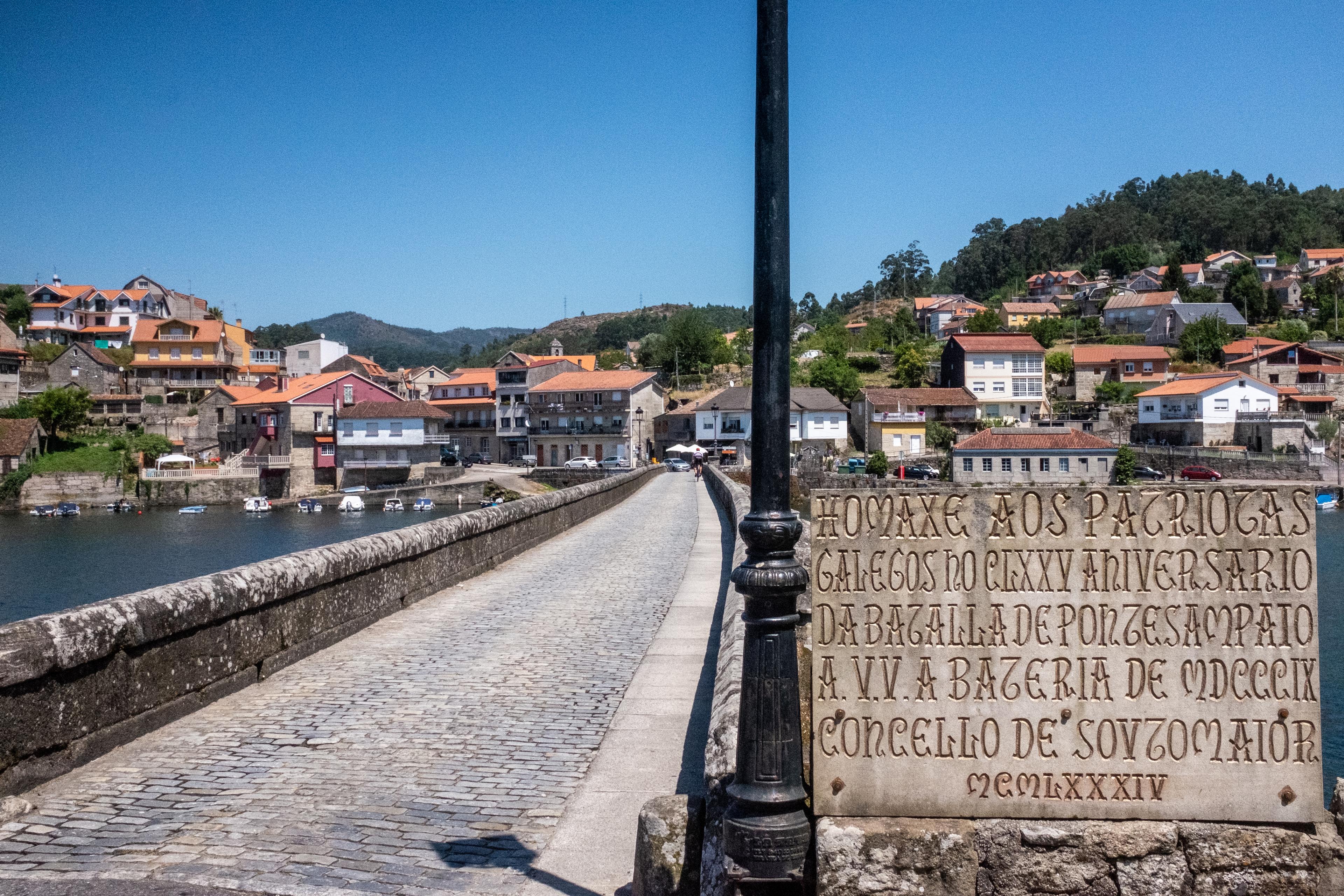 Scenic view of Pontesampaio on the Camino Portugués