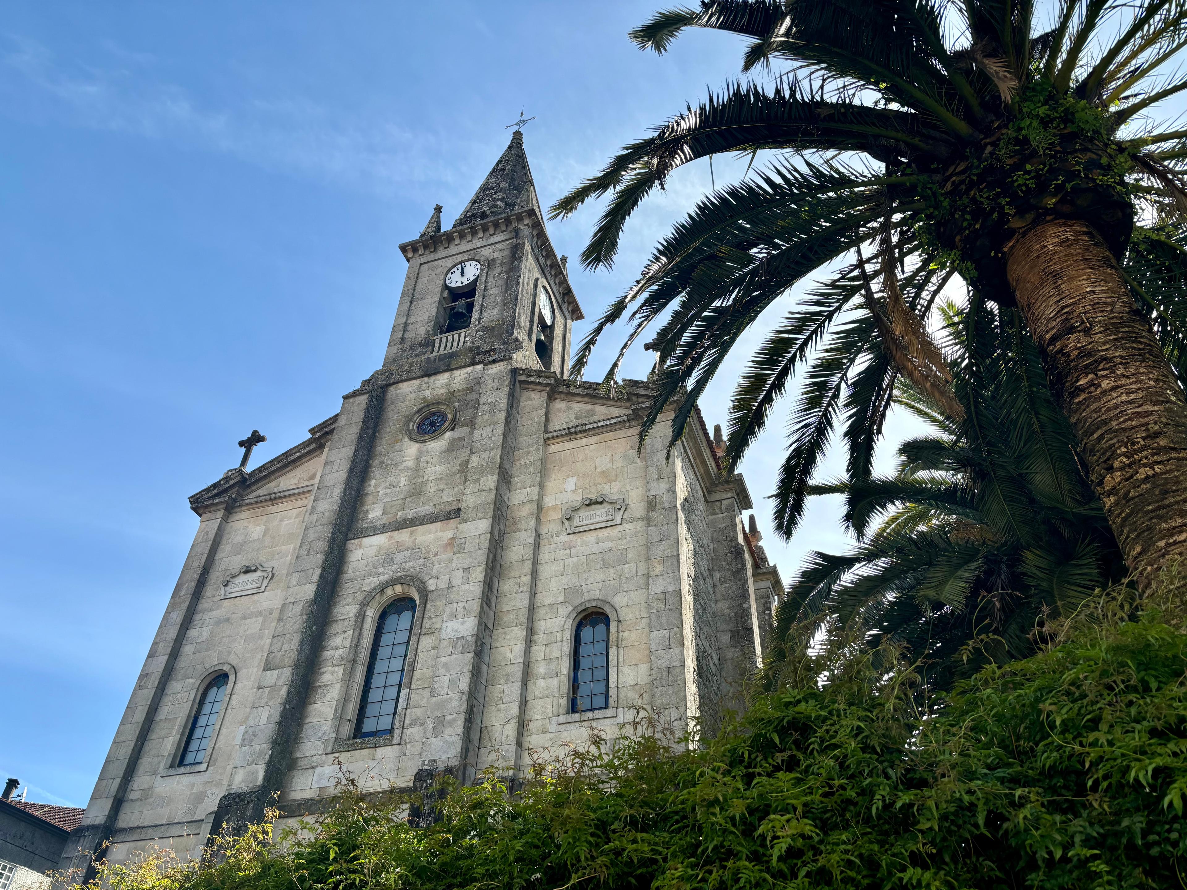 Scenic view of Caldas de Reis on the Camino Portugués