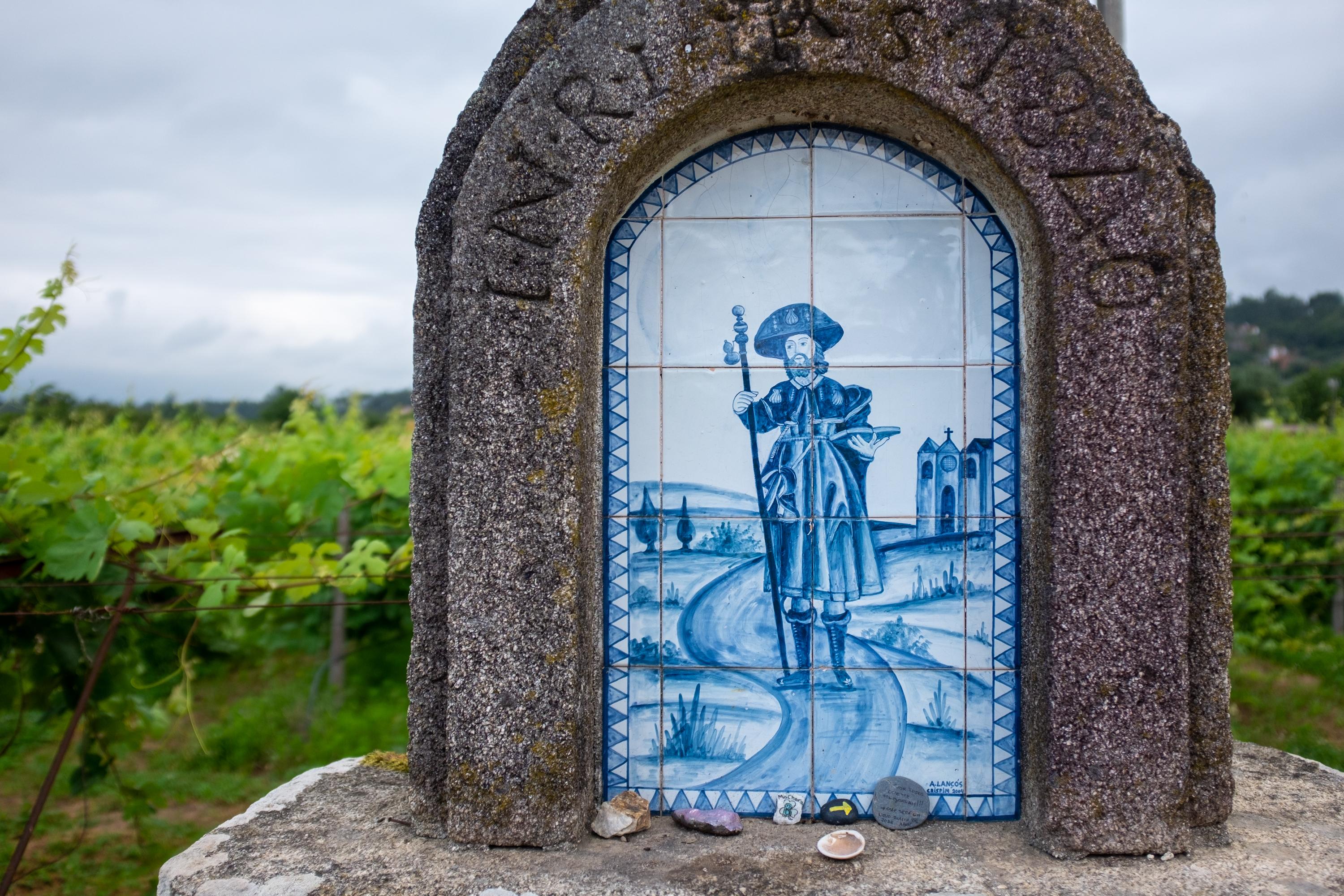 Scenic view of Facha on the Camino Portugués