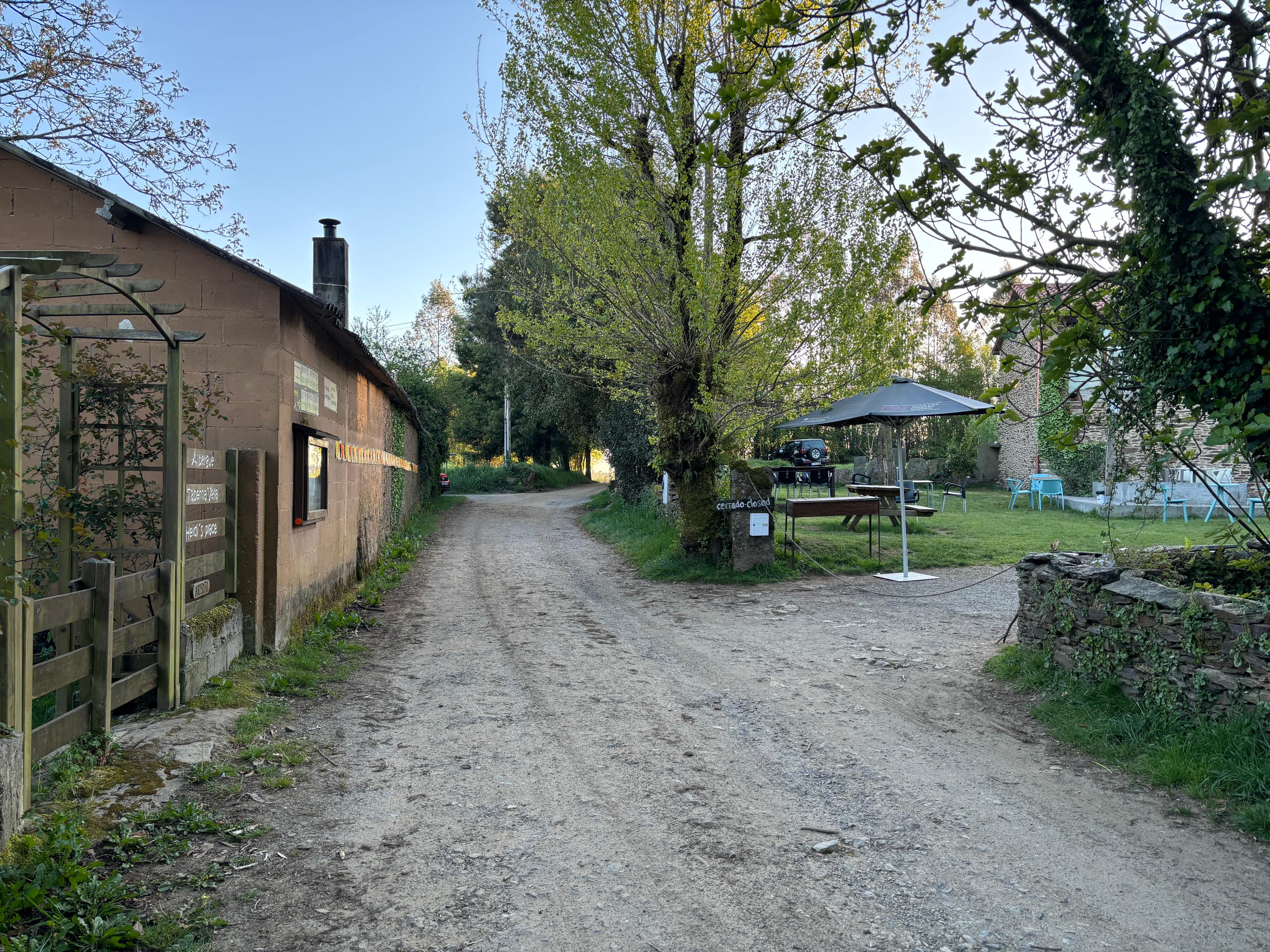 Scenic view of El Lugar de Tabernavella on the Camino Francés