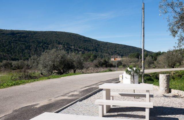 Scenic view of Fonte Coberta on the Camino Portugués