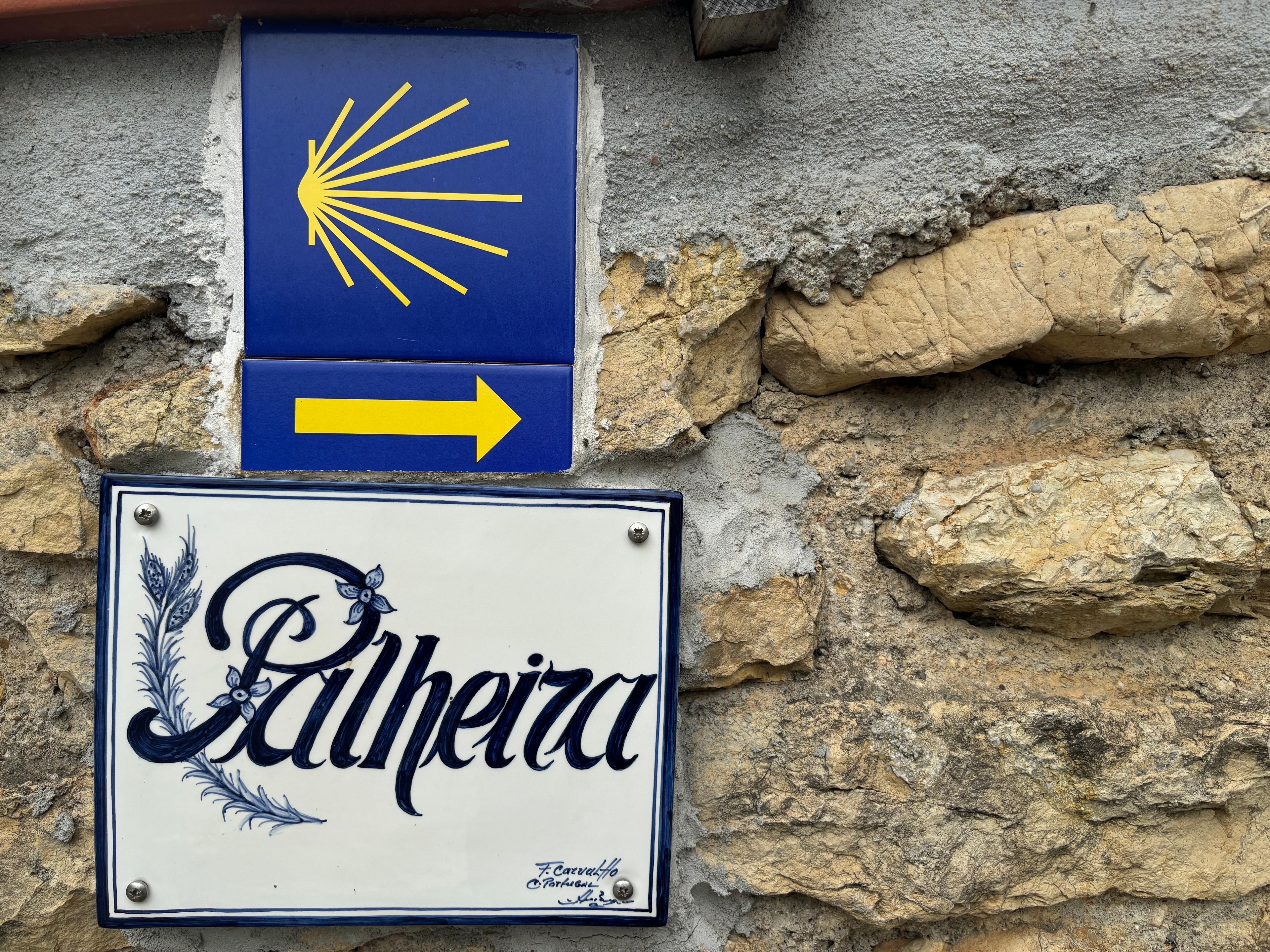 Scenic view of Palheira on the Camino Portugués