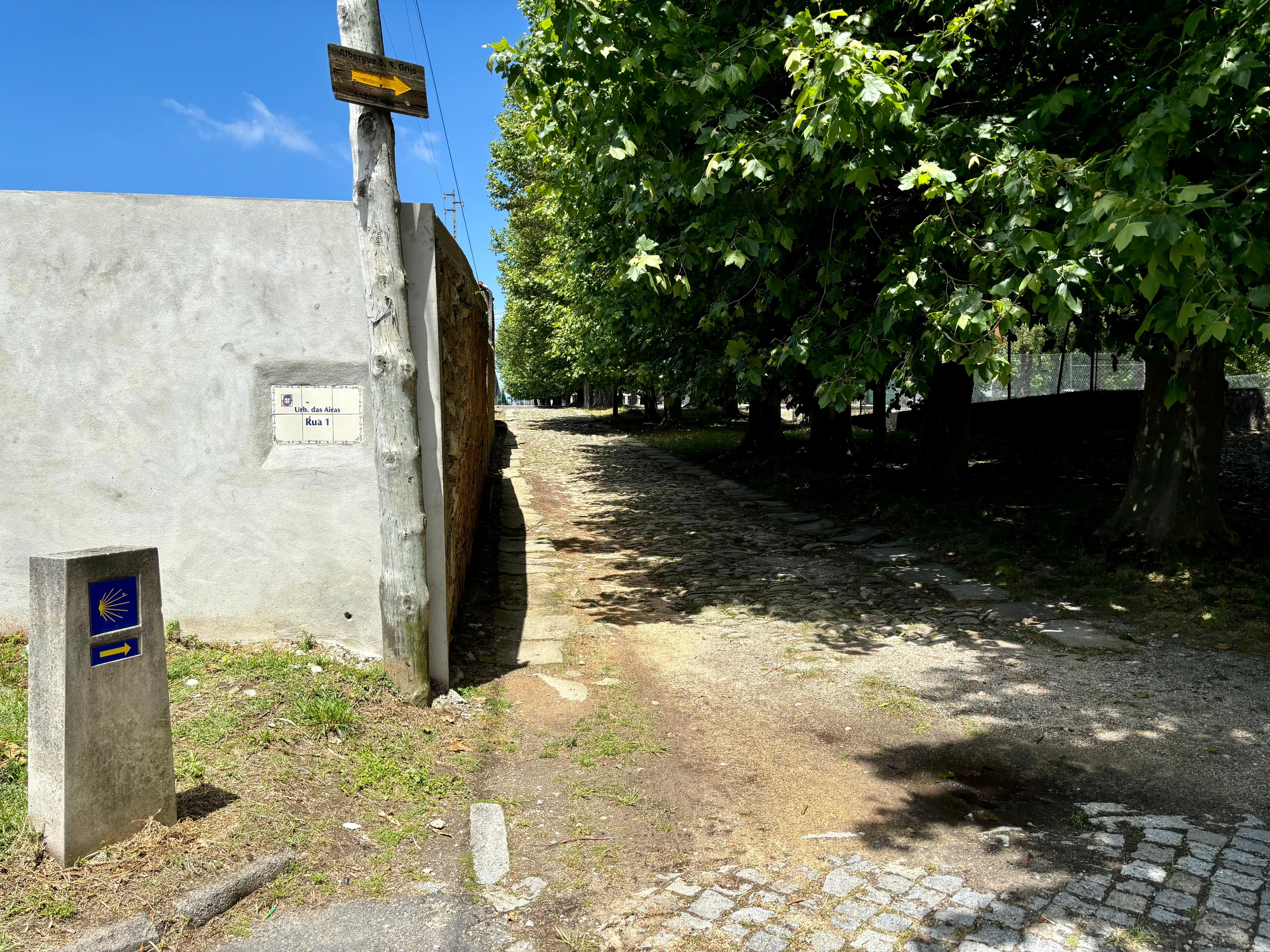 Scenic view of Malaposta on the Camino Portugués