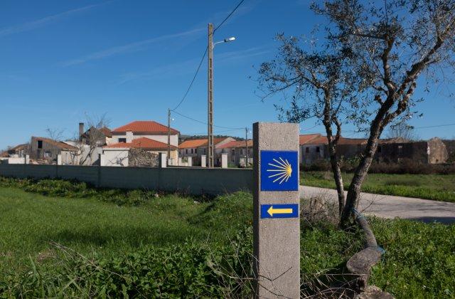 Scenic view of Junqueira on the Camino Portugués