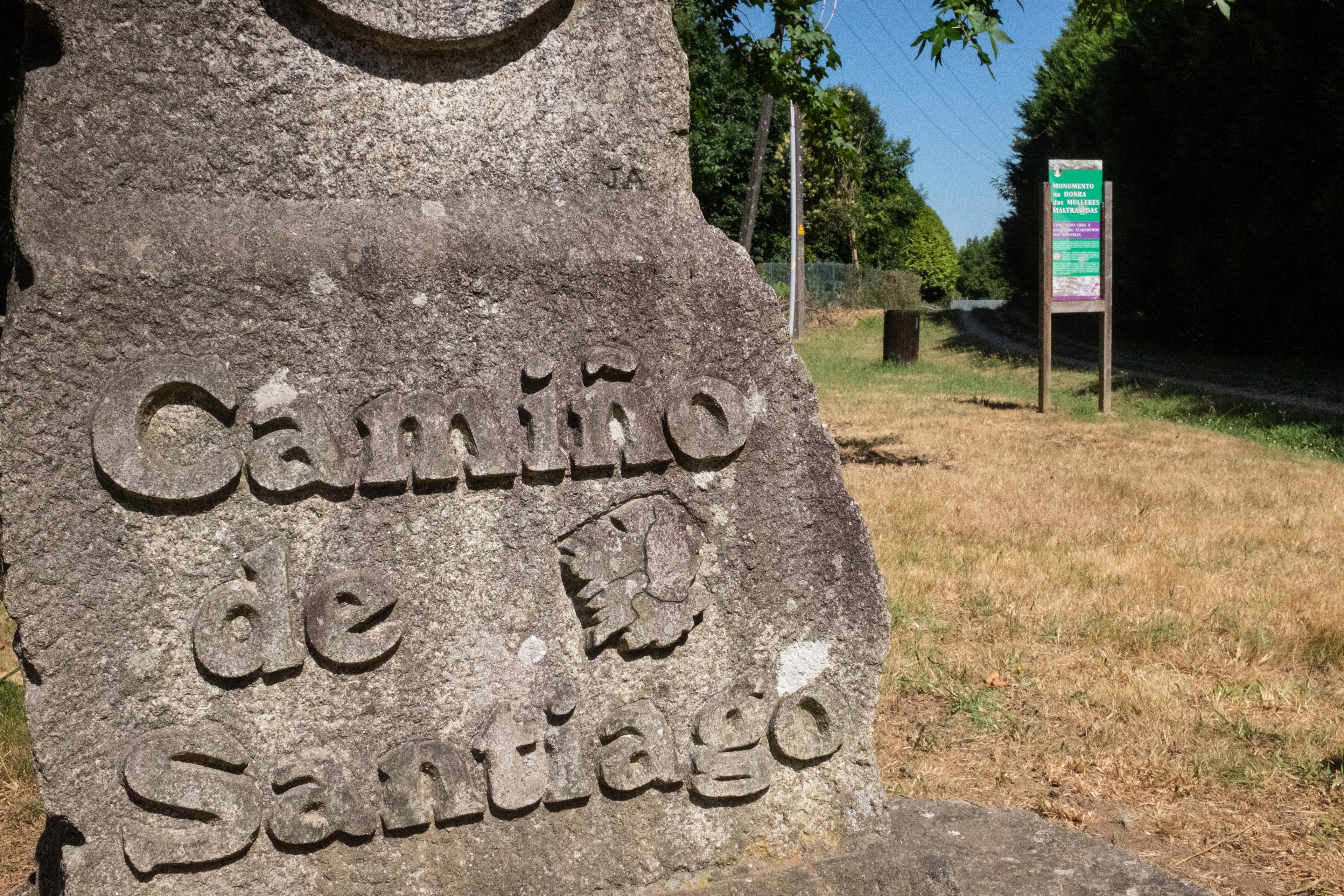 Scenic view of Santiaguiño das Antas  on the Camino Portugués