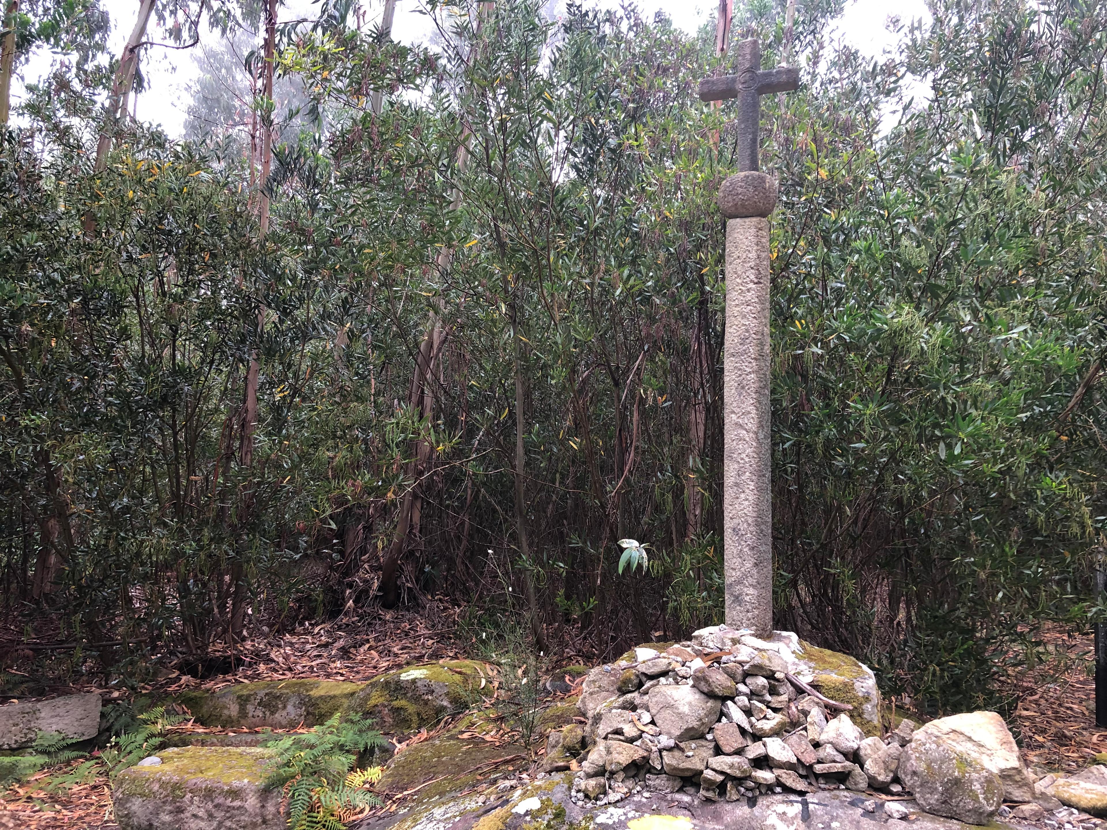 Scenic view of Cruzeiro on the Camino Portugués