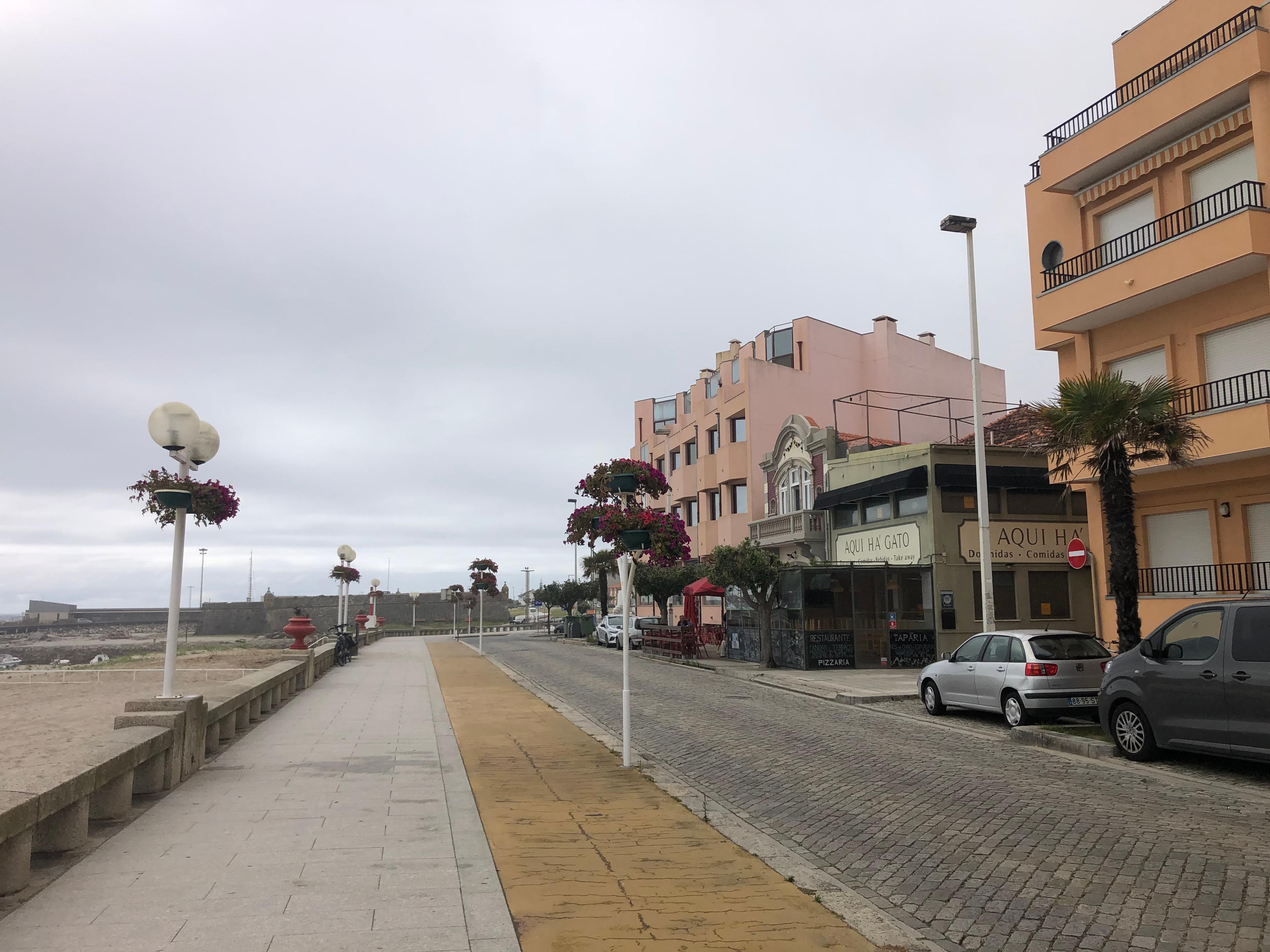 Scenic view of Vila Praia de Âncora on the Camino Portugués