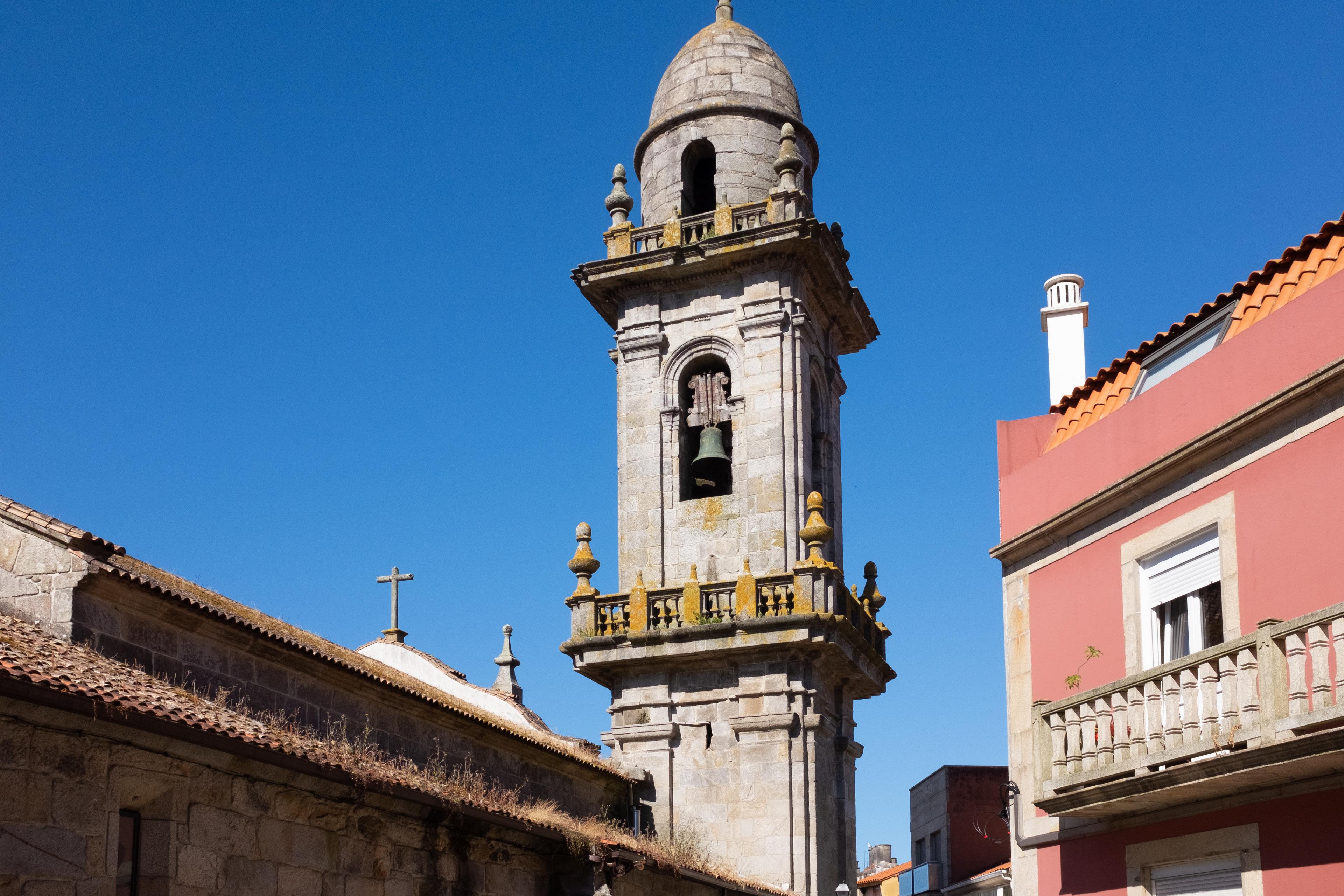 Scenic view of A Guarda on the Camino Portugués