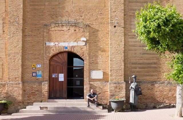 Image of Albergue de Peregrinos Cluny, pilgrim accommodation in Sahagún at the end of the Camino Madrid