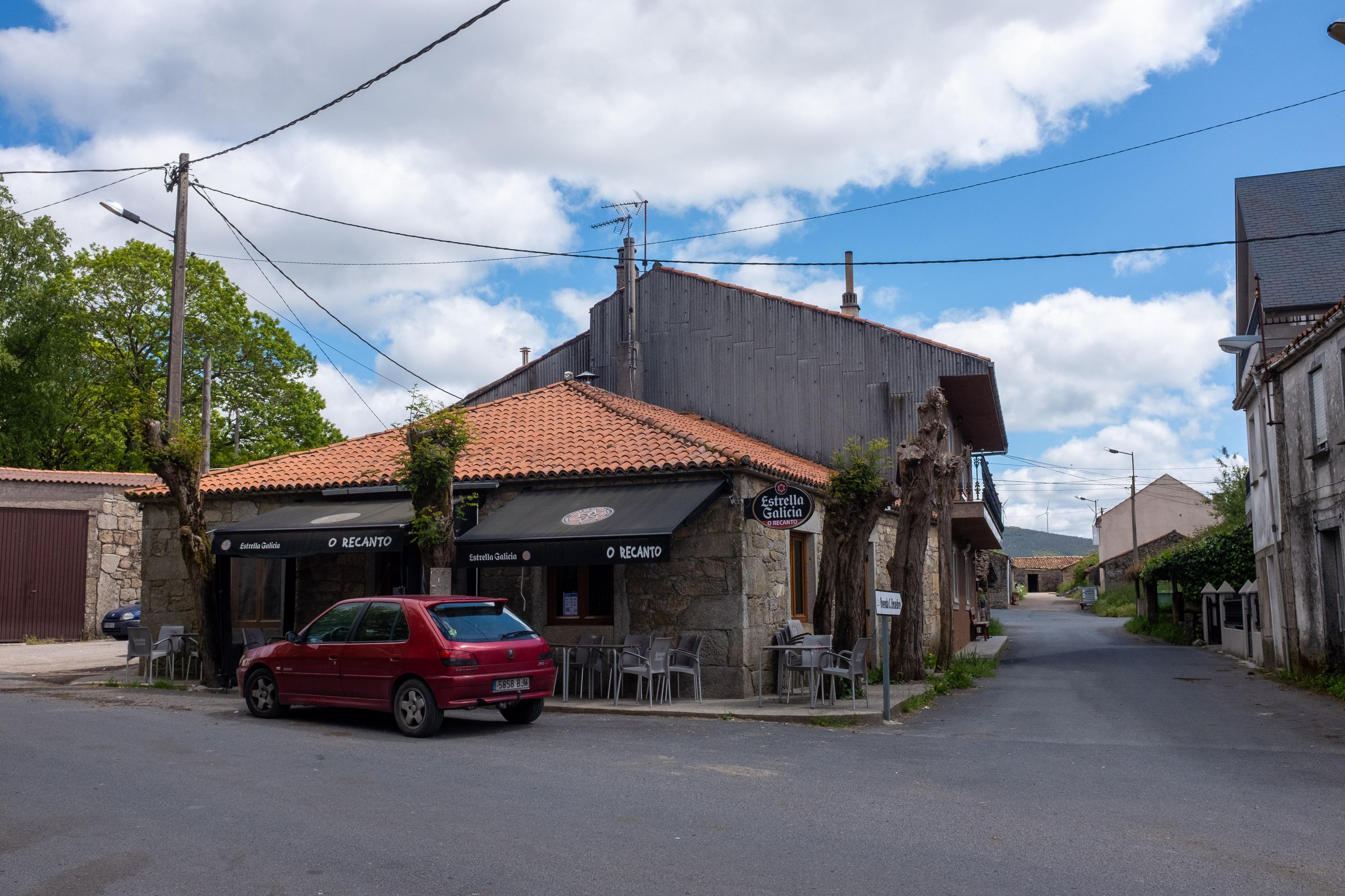 Scenic view of A Feira on the Camino de Invierno