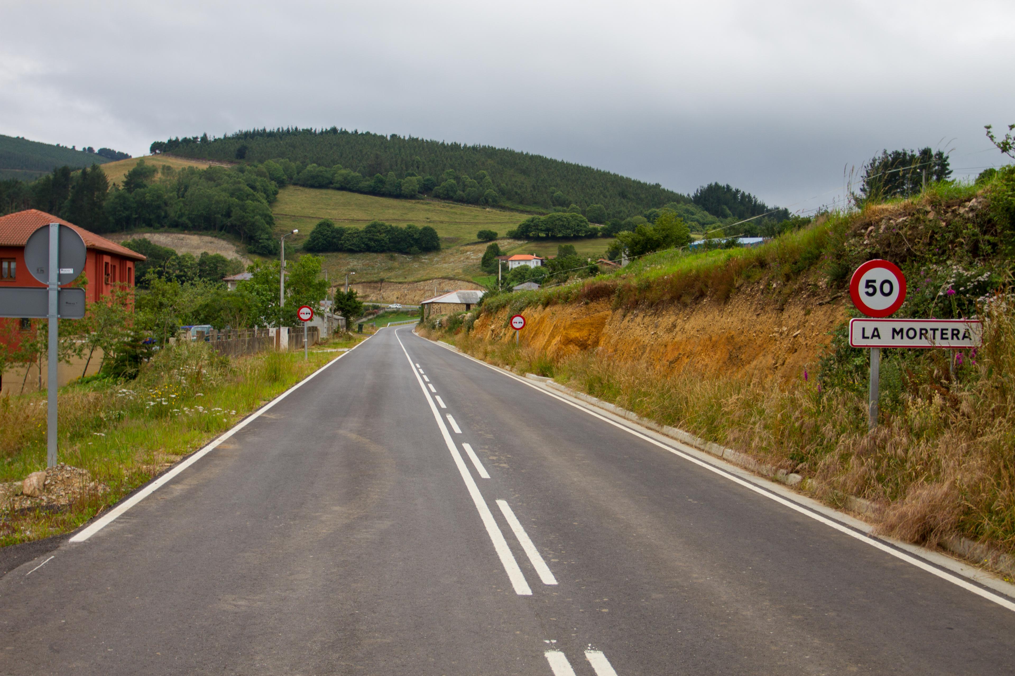 Scenic view of La Mortera on the Camino Primitivo