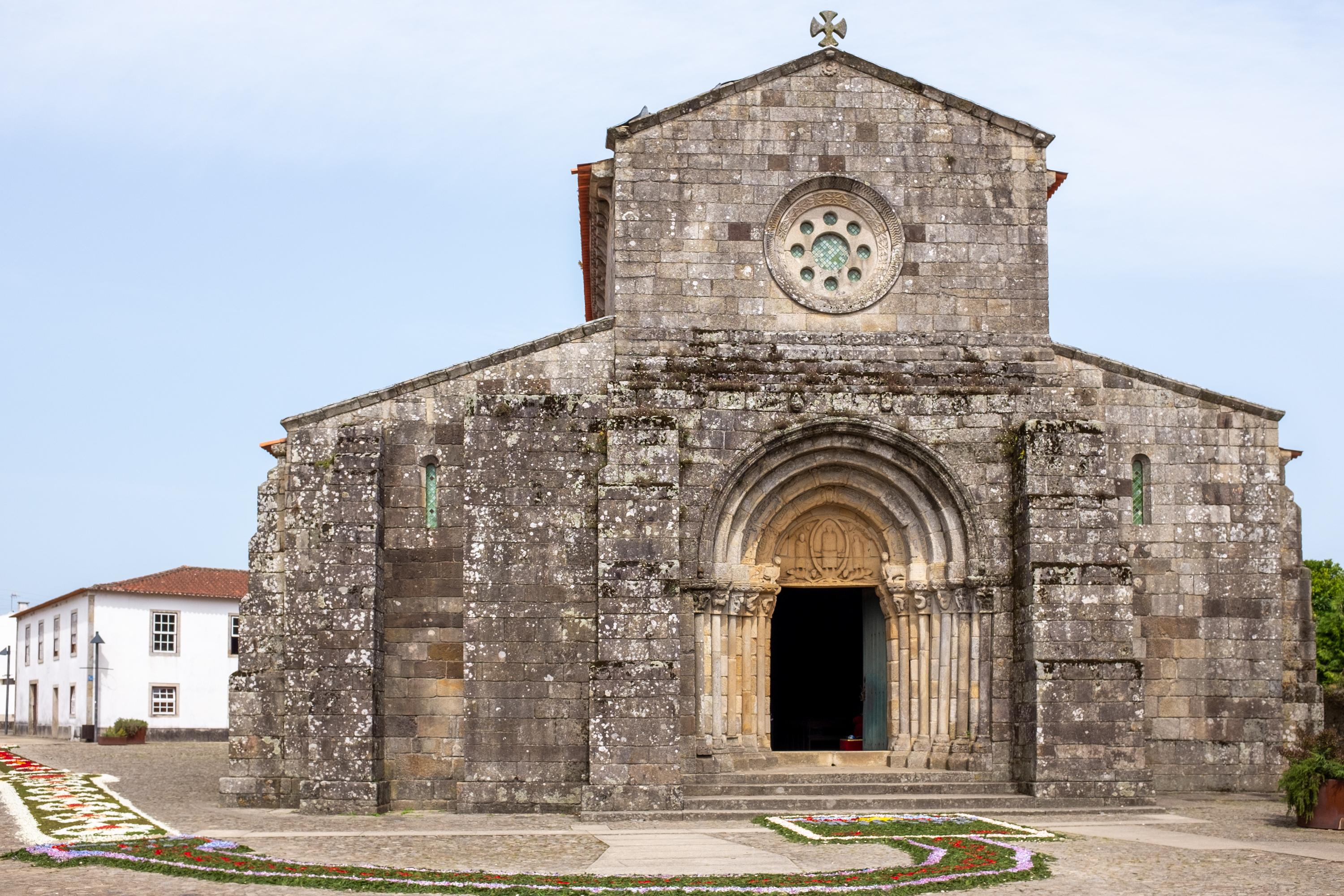 Scenic view of São Pedro de Rates - from Coastal on the Camino Portugués