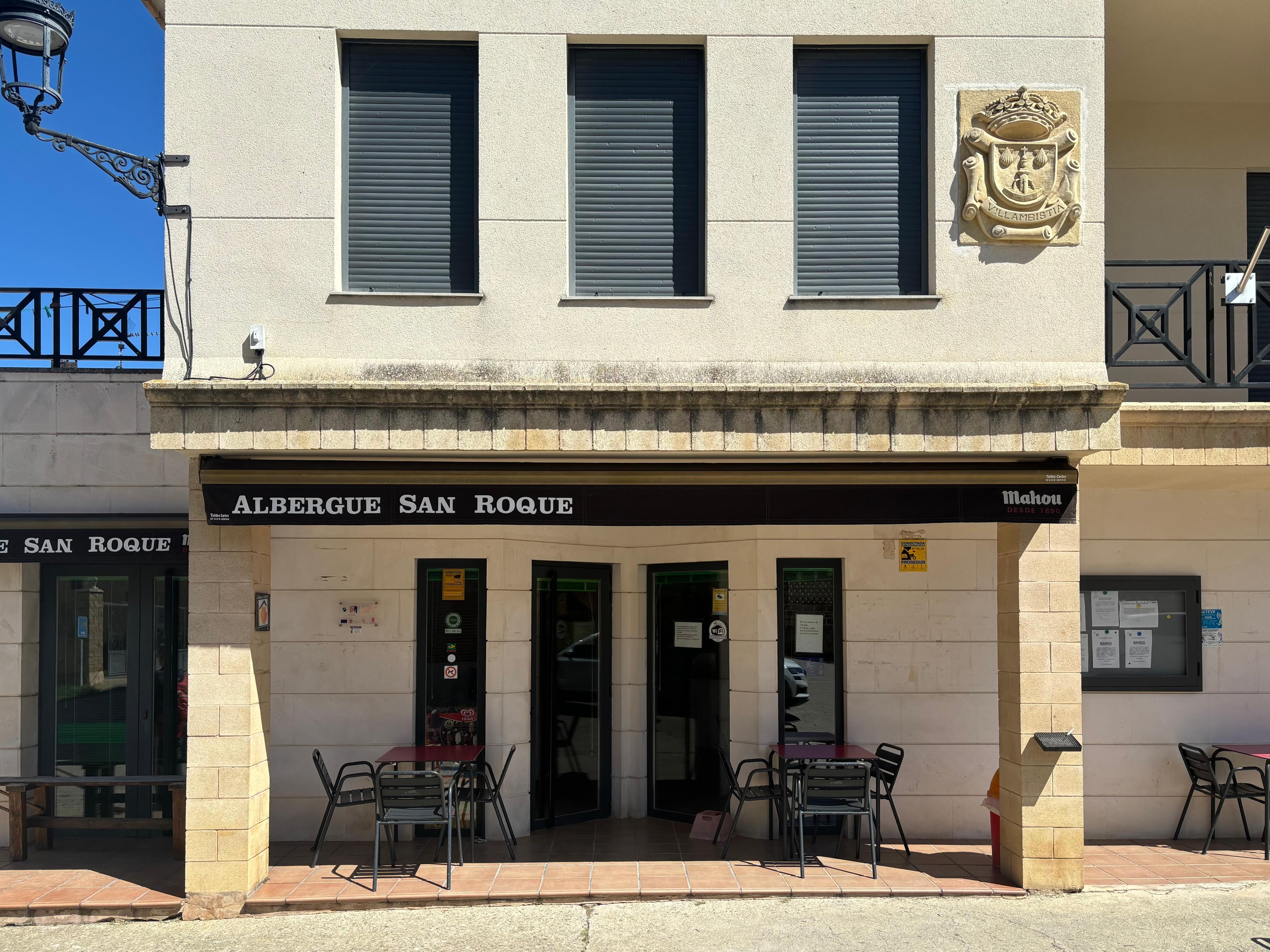 Image of Albergue de San Roque, pilgrim accommodation in Villambistia