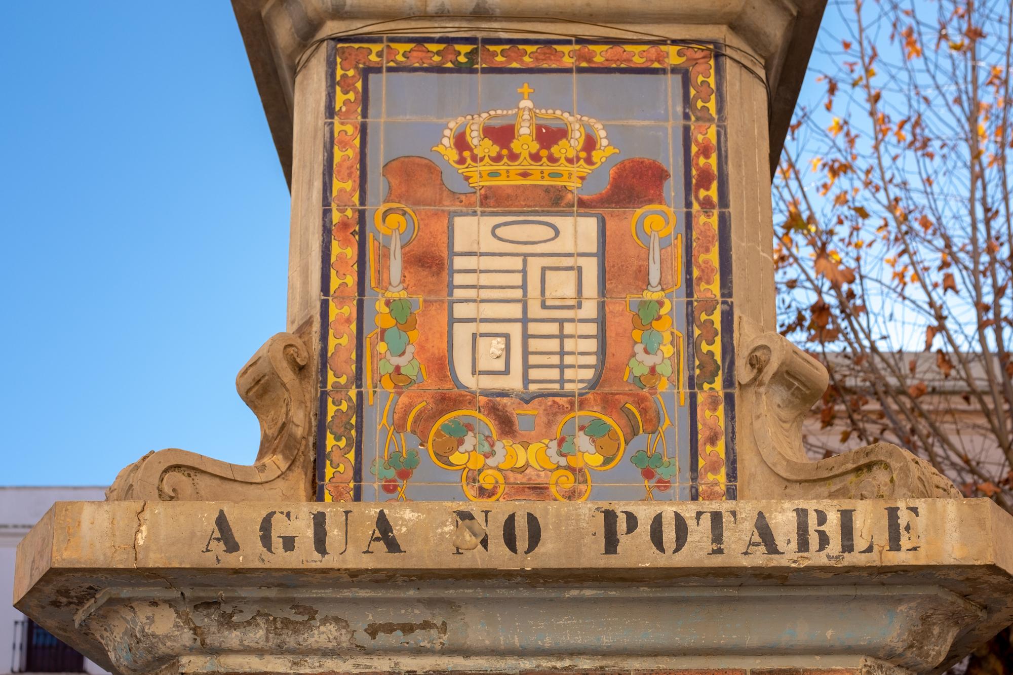 Scenic view of Villafranca de los Barros on the Vía de la Plata