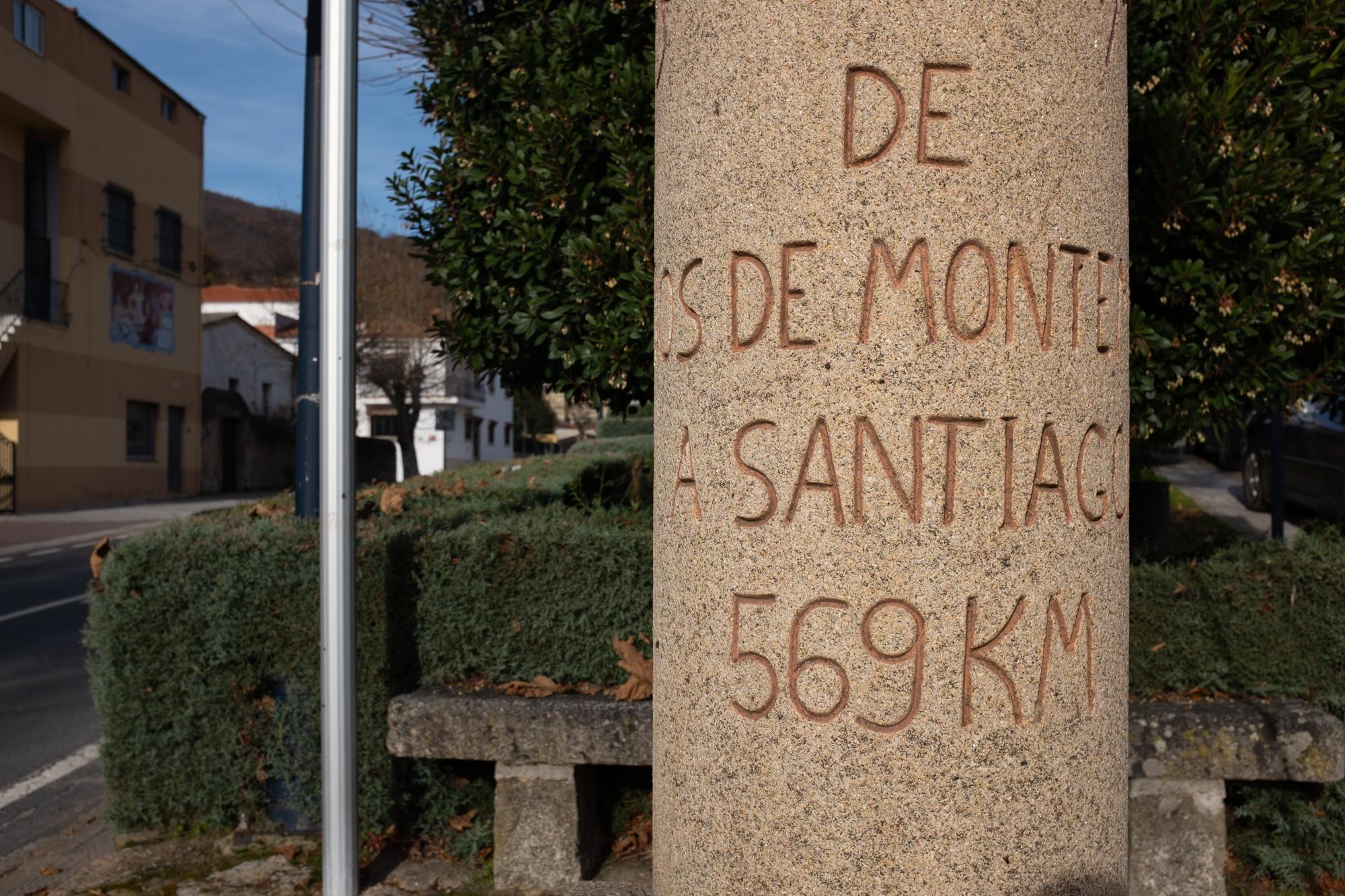 Scenic view of Baños de Montemayor on the Vía de la Plata