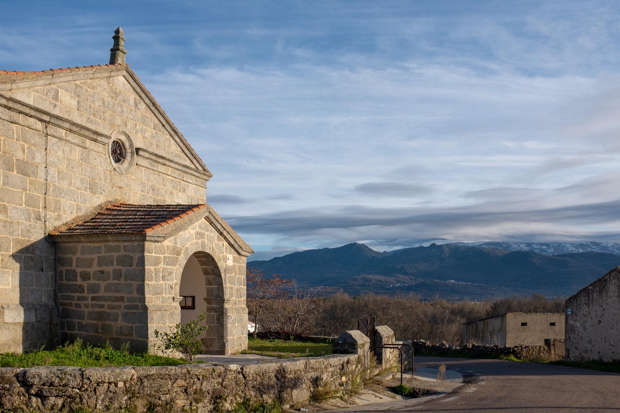 Scenic view of Valverde de Valdelacasa on the Vía de la Plata