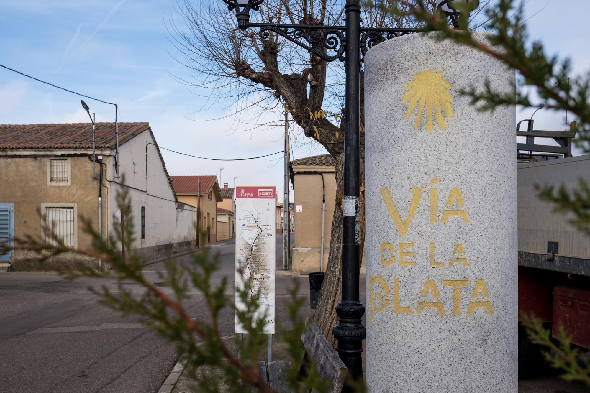 Scenic view of Roales del Pan on the Vía de la Plata