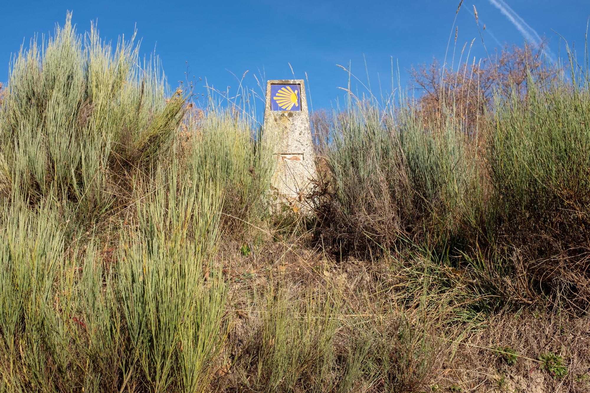 Scenic view of A Canda on the Vía de la Plata