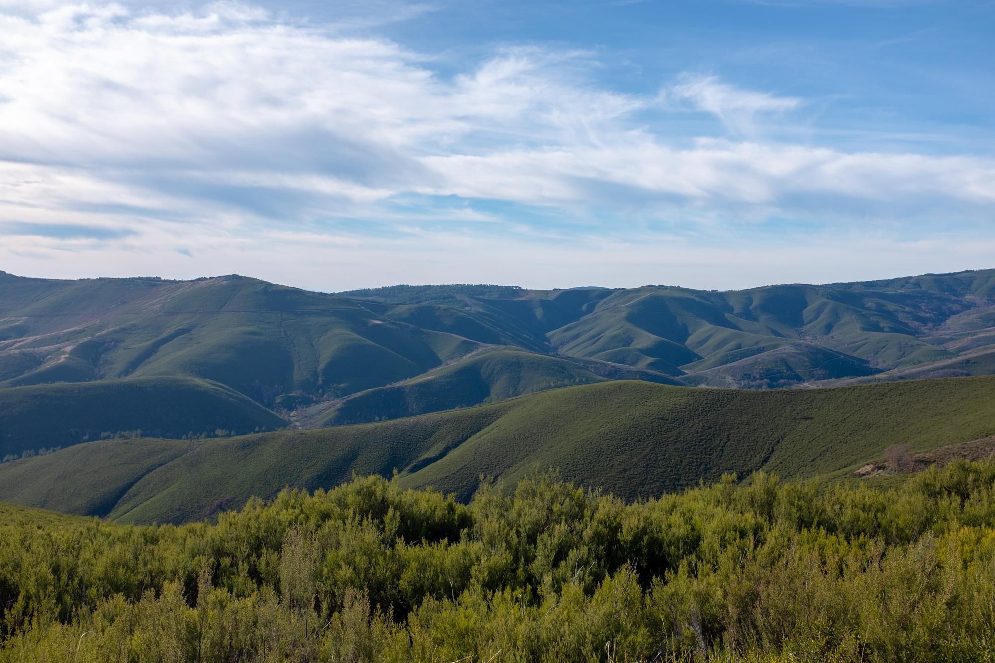 Scenic view of Venda do Espiño on the Vía de la Plata