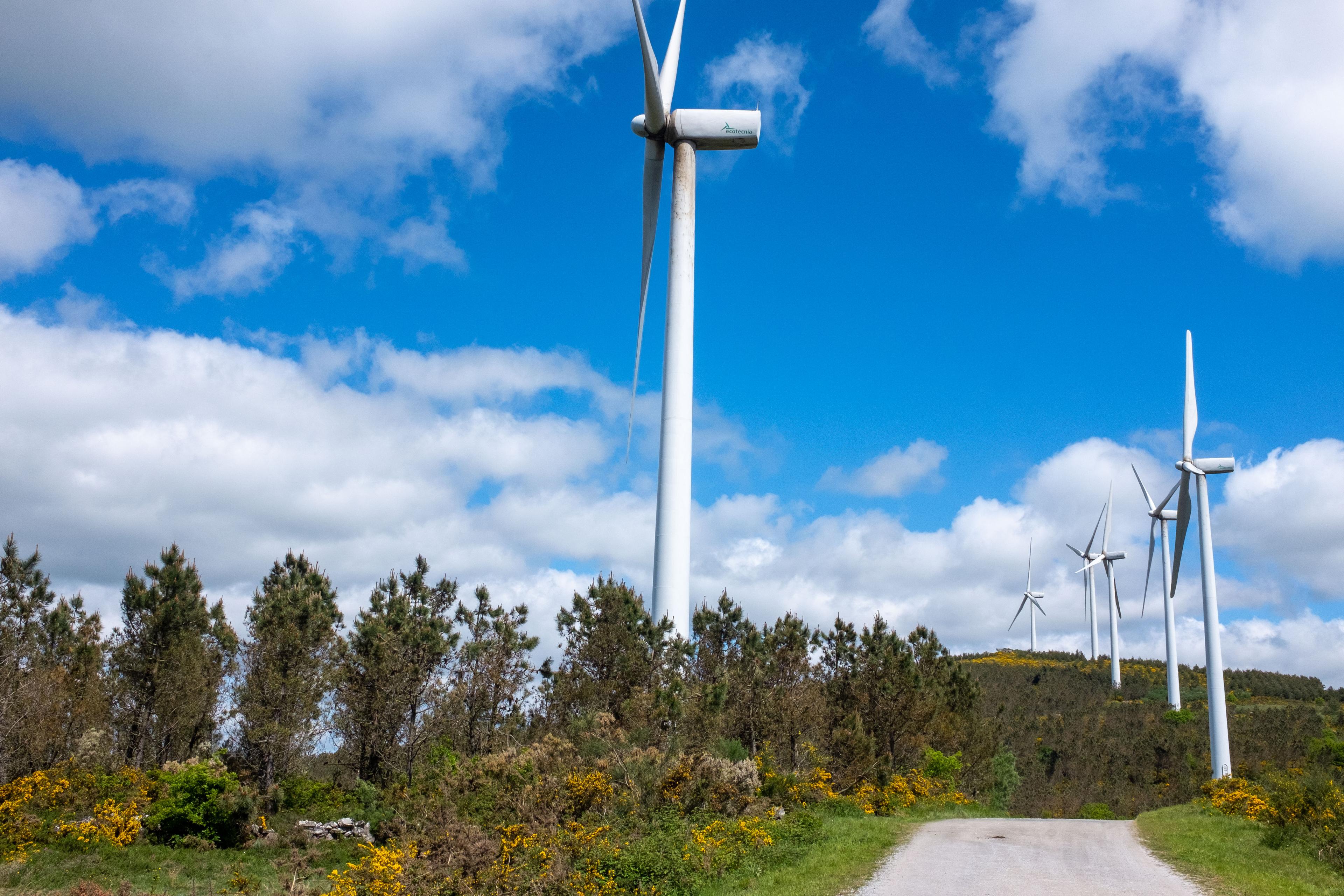 Scenic view of Alto de Faro on the Camino de Invierno