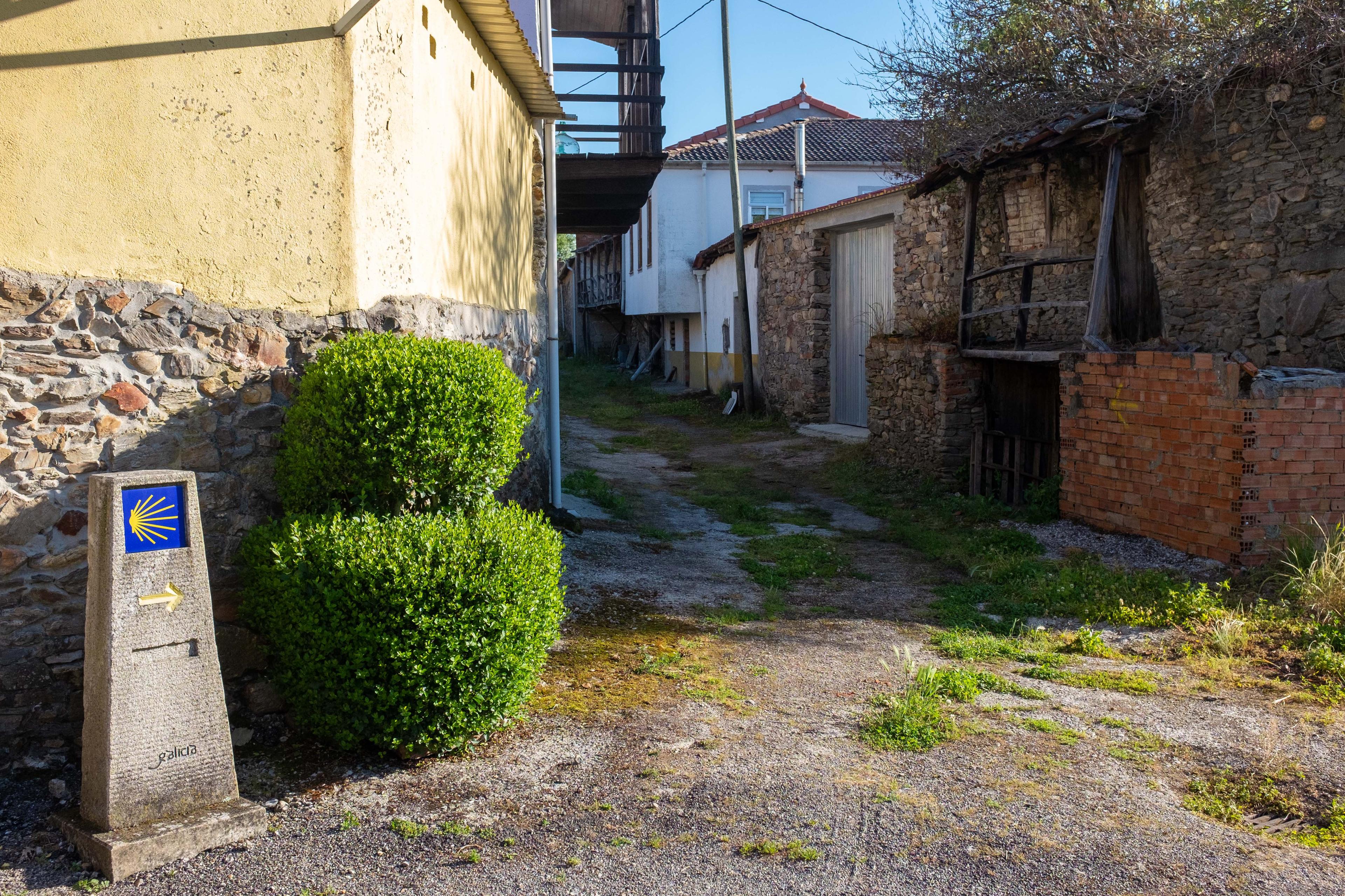 Scenic view of A Vide on the Camino de Invierno