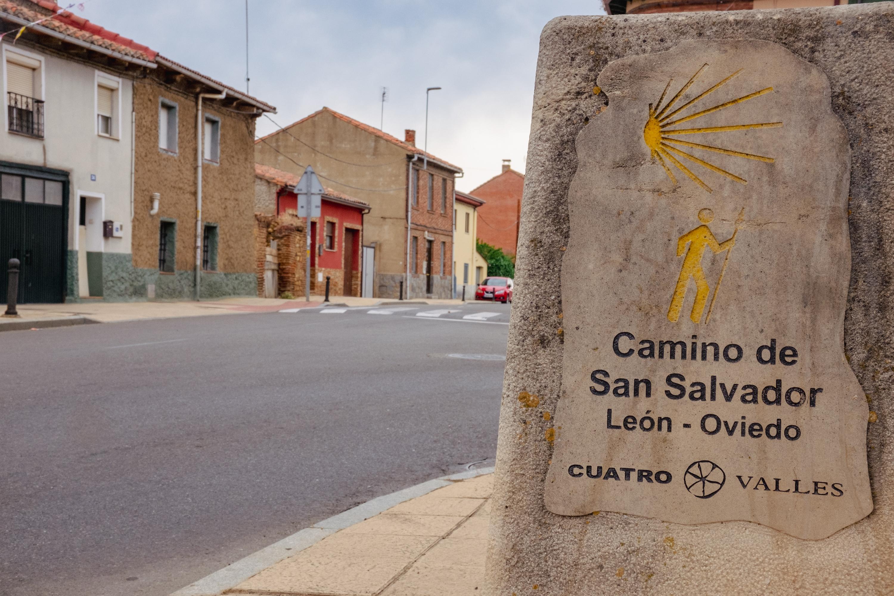 Scenic view of Carbajal de la Lengua on the Camino De San Salvador