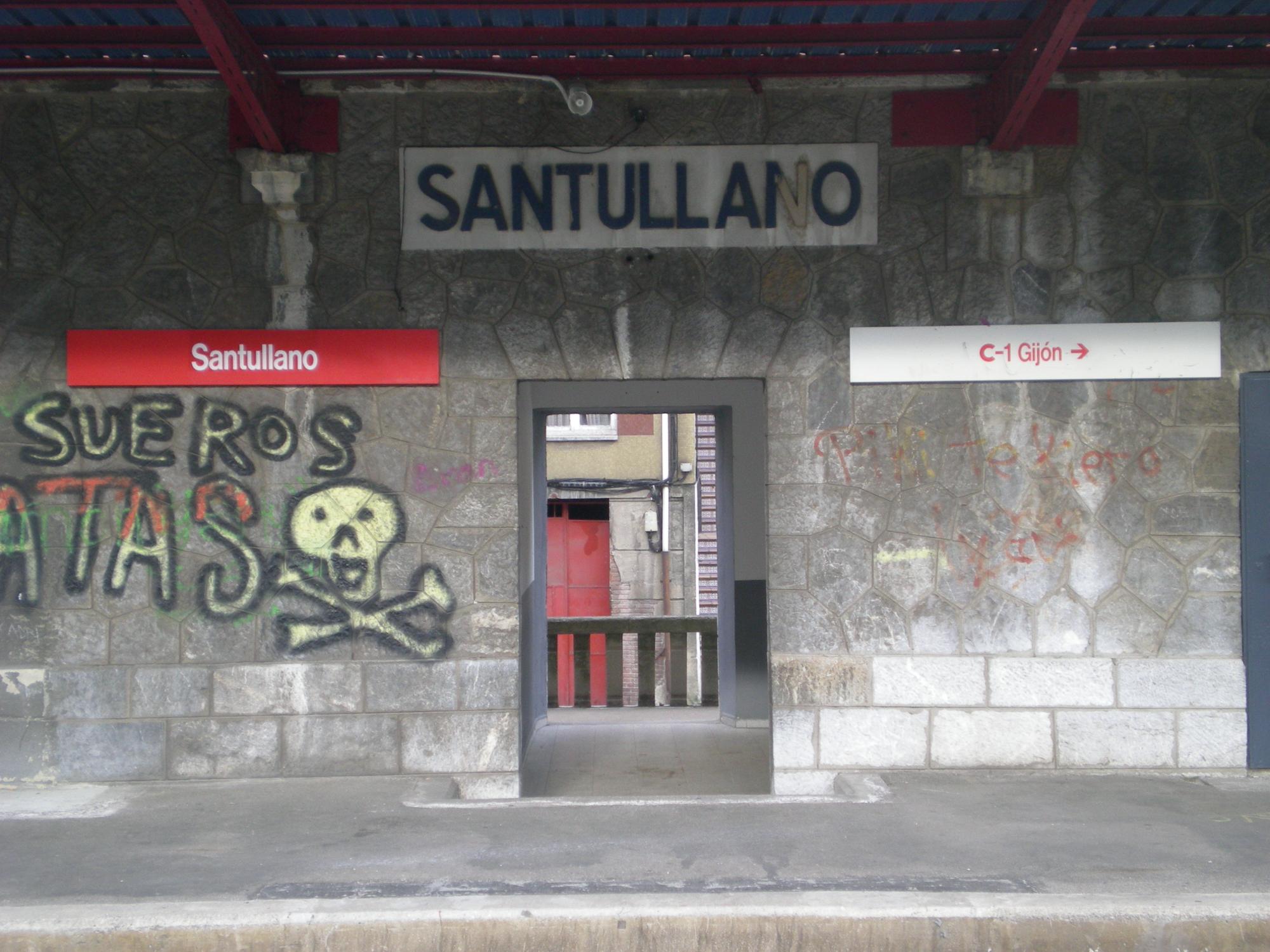 Scenic view of Santullano on the Camino De San Salvador