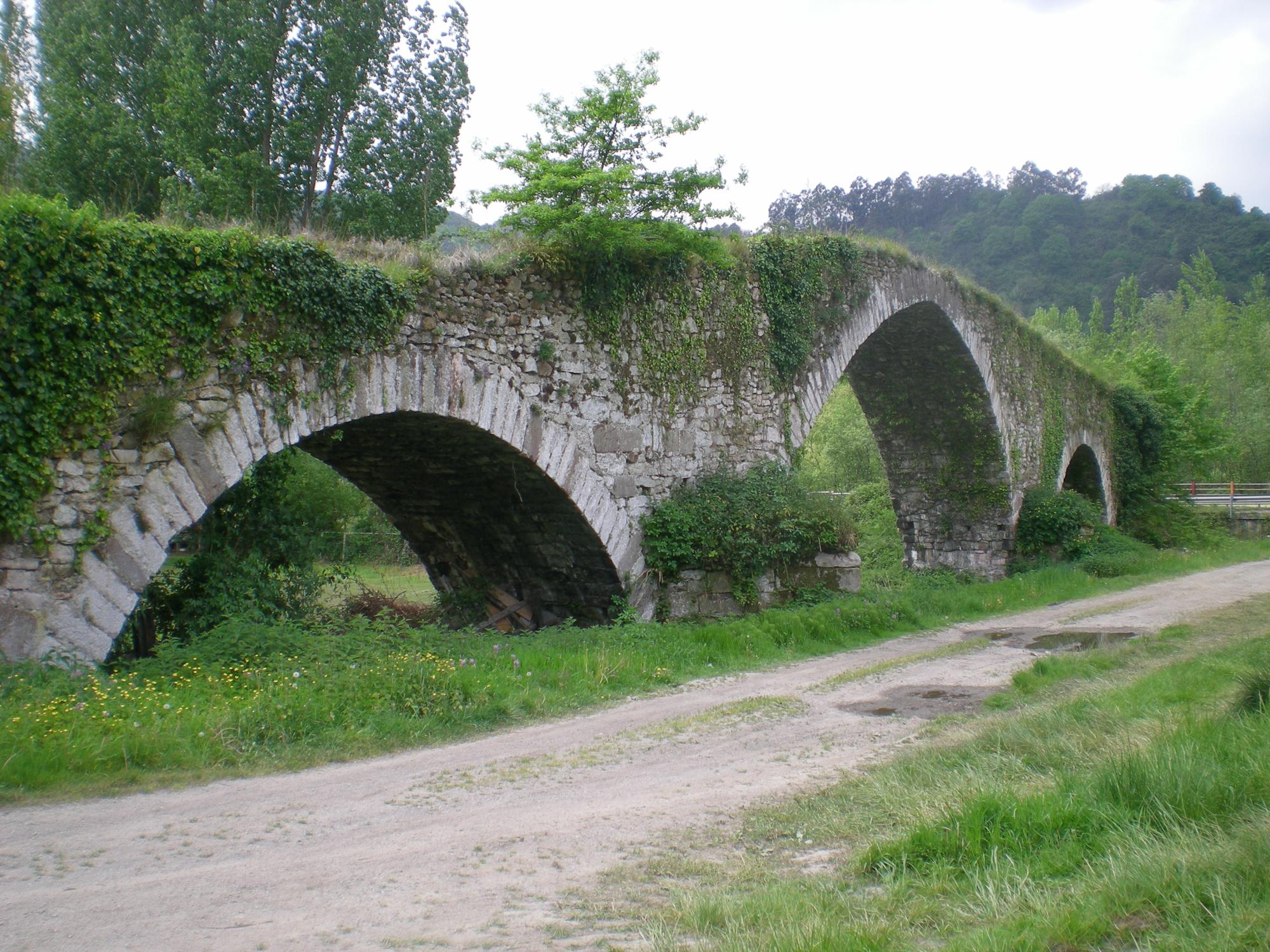 Scenic view of Olloniego on the Camino De San Salvador