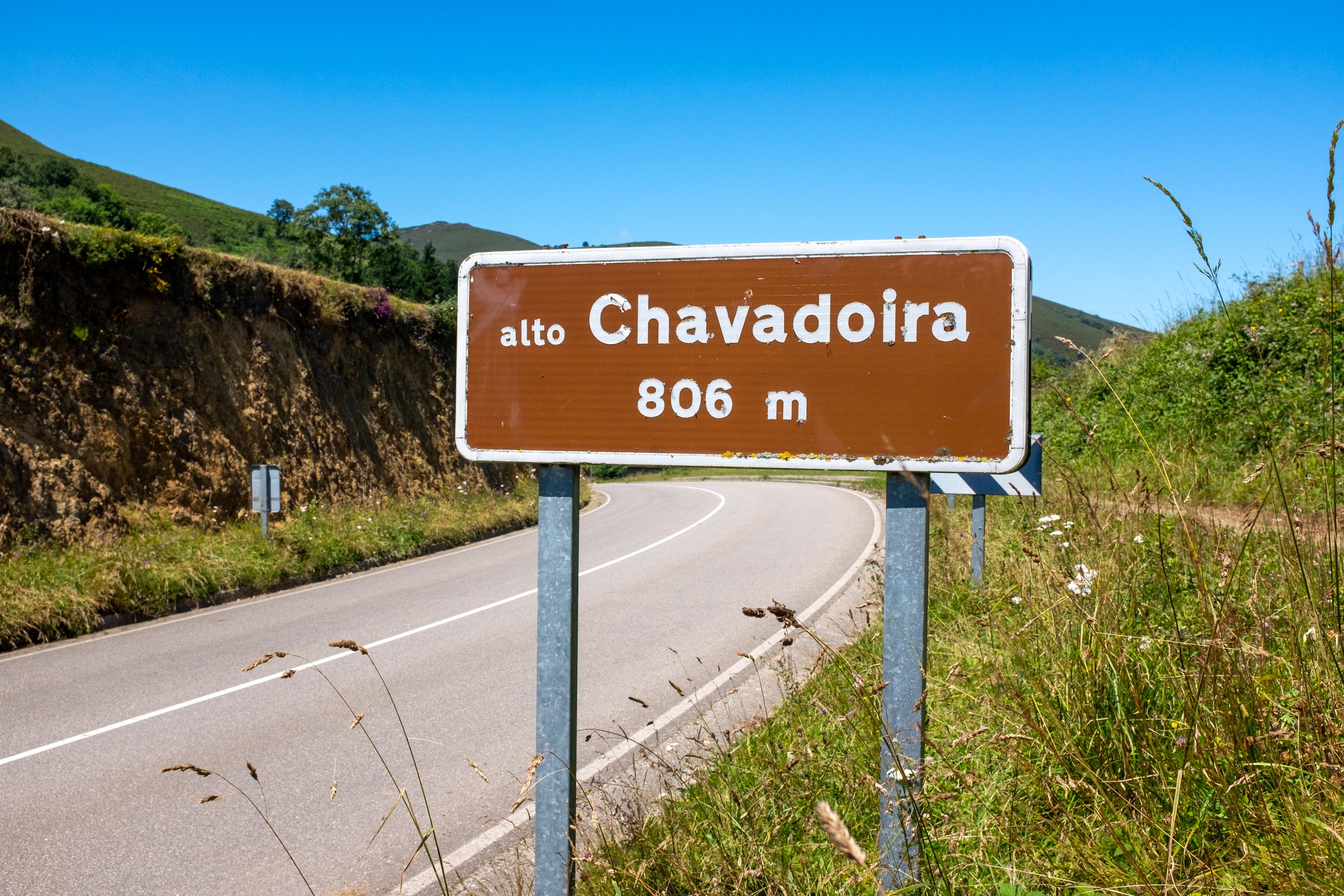 Scenic view of Alto de Chavadoira on the Camino Primitivo