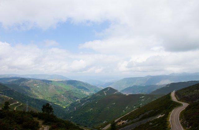 Scenic view of Alto de Palo on the Camino Primitivo