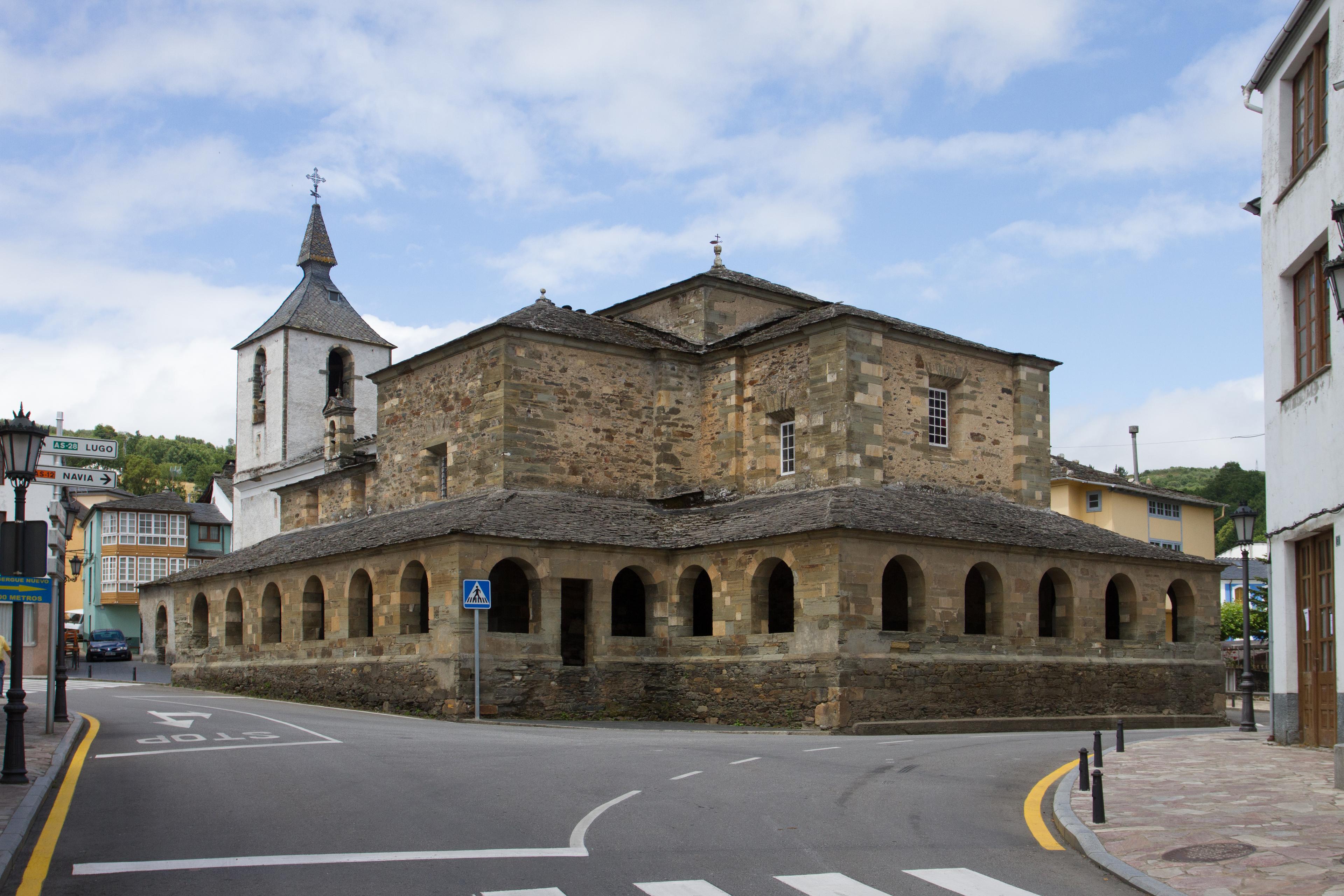 Scenic view of Grandas de Salime on the Camino Primitivo