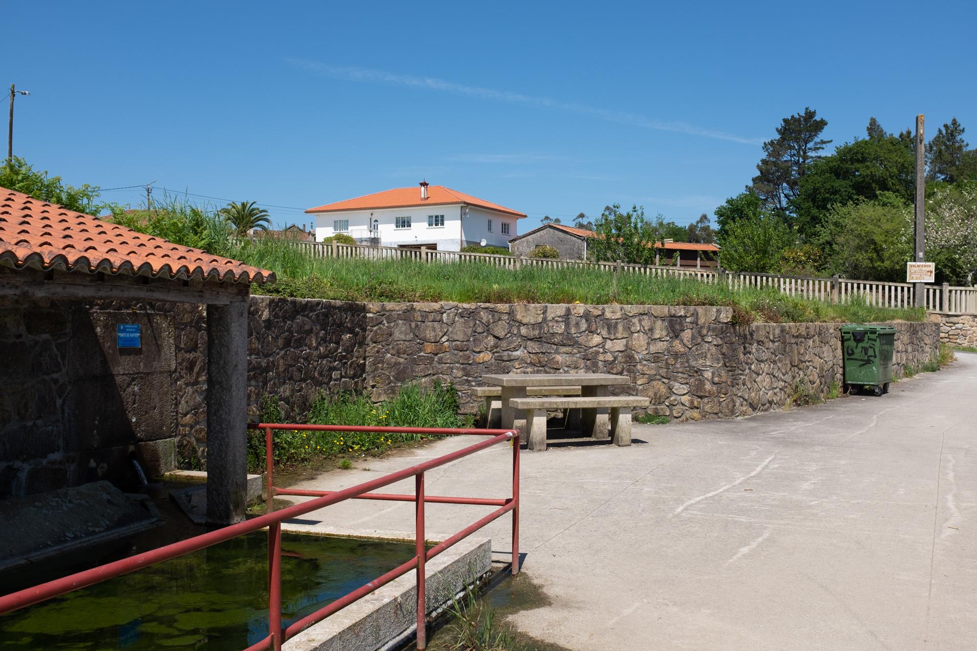 Scenic view of O Rapote (Galicien) on the Camino to Finisterre and Muxía