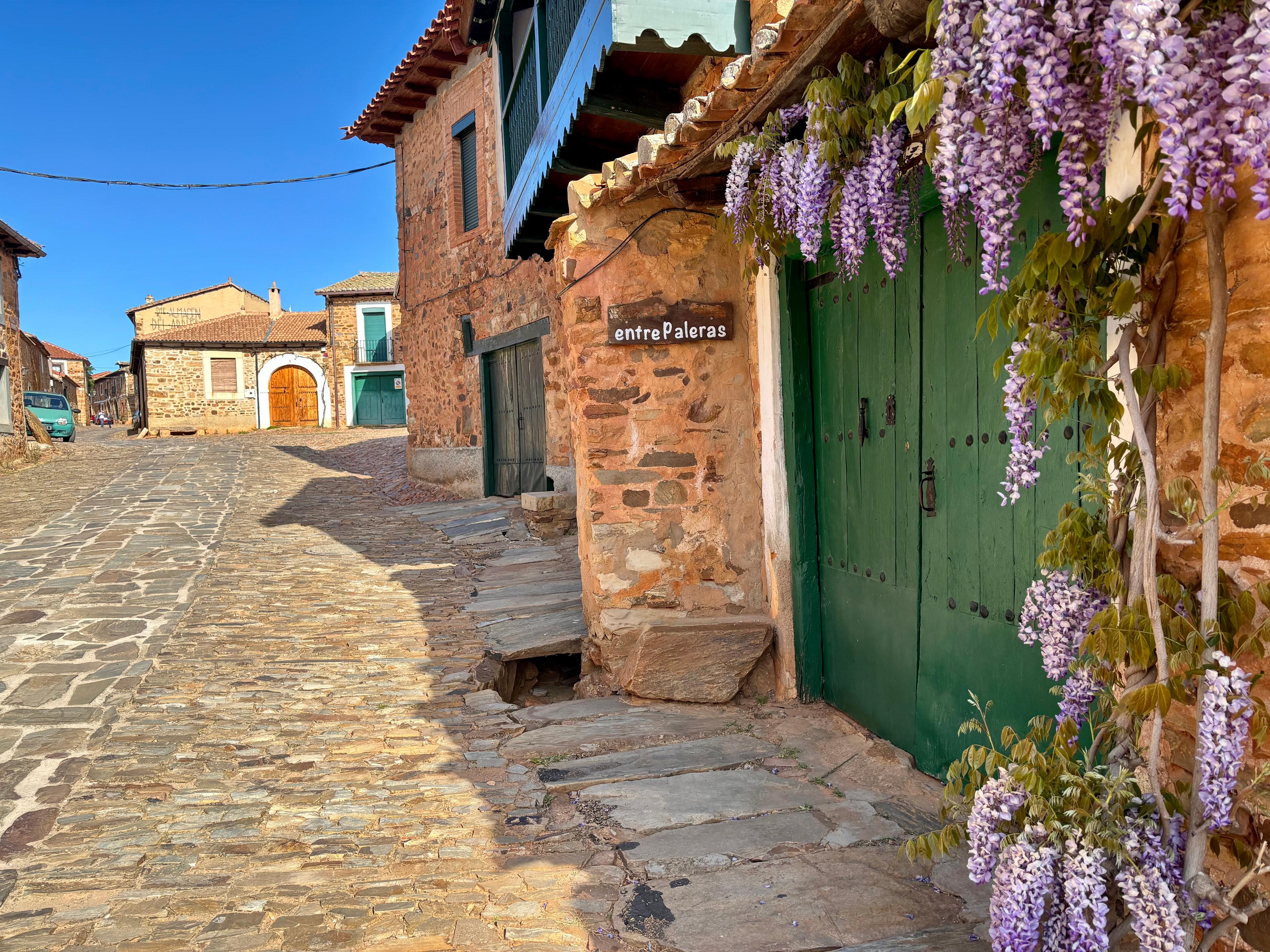 Scenic view of Castrillo de los Polvazares on the Camino Francés