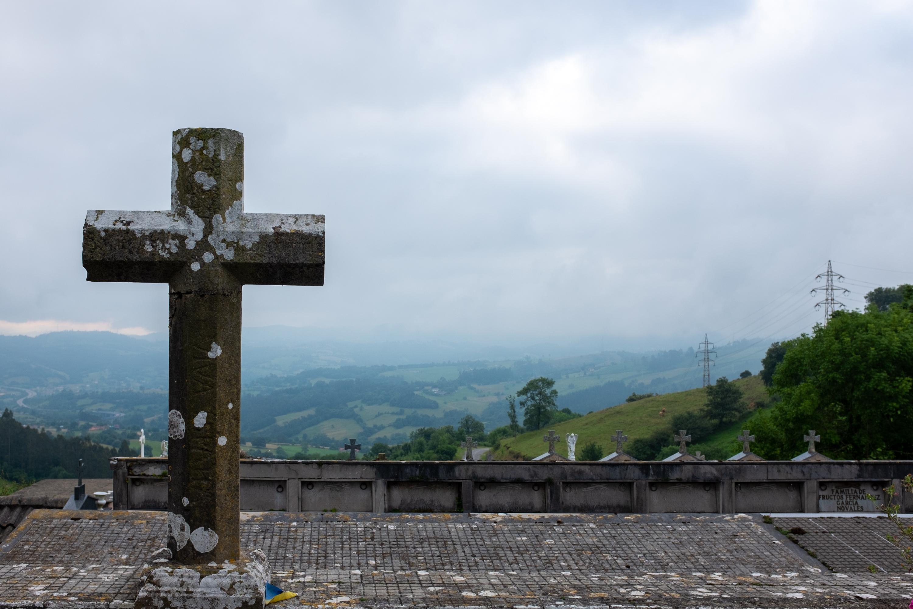 Scenic view of El Friesnu on the Camino Primitivo