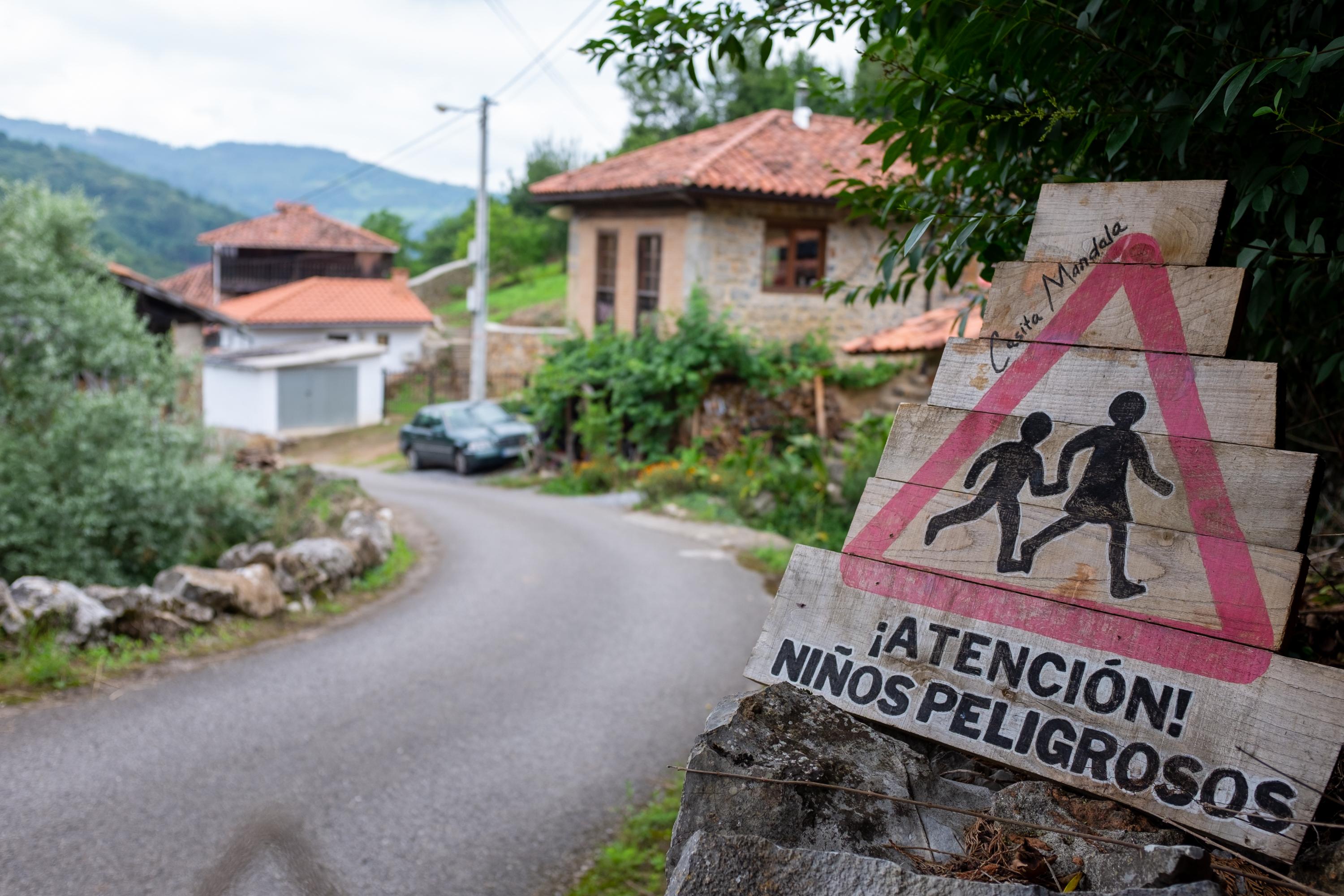 Scenic view of Samarciellu on the Camino Primitivo